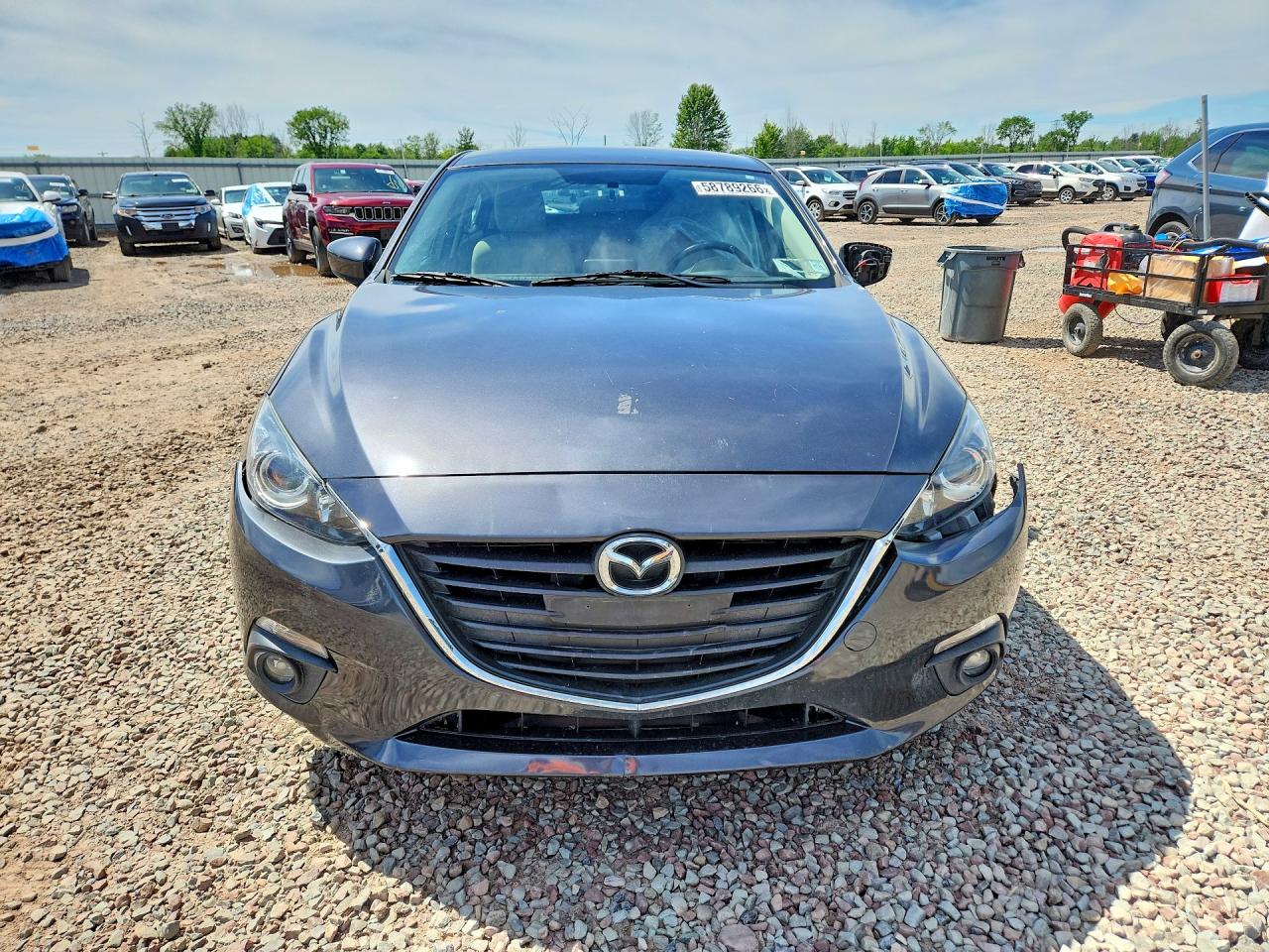 2015 Mazda 3 Touring Угольный vin: 3MZBM1L78FM195053