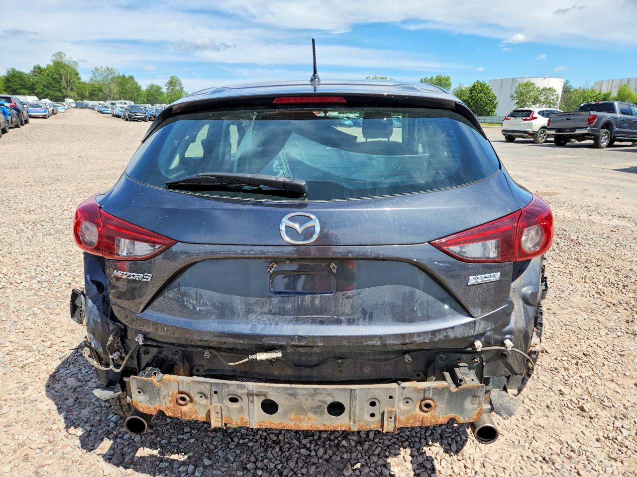 2015 Mazda 3 Touring Угольный vin: 3MZBM1L78FM195053