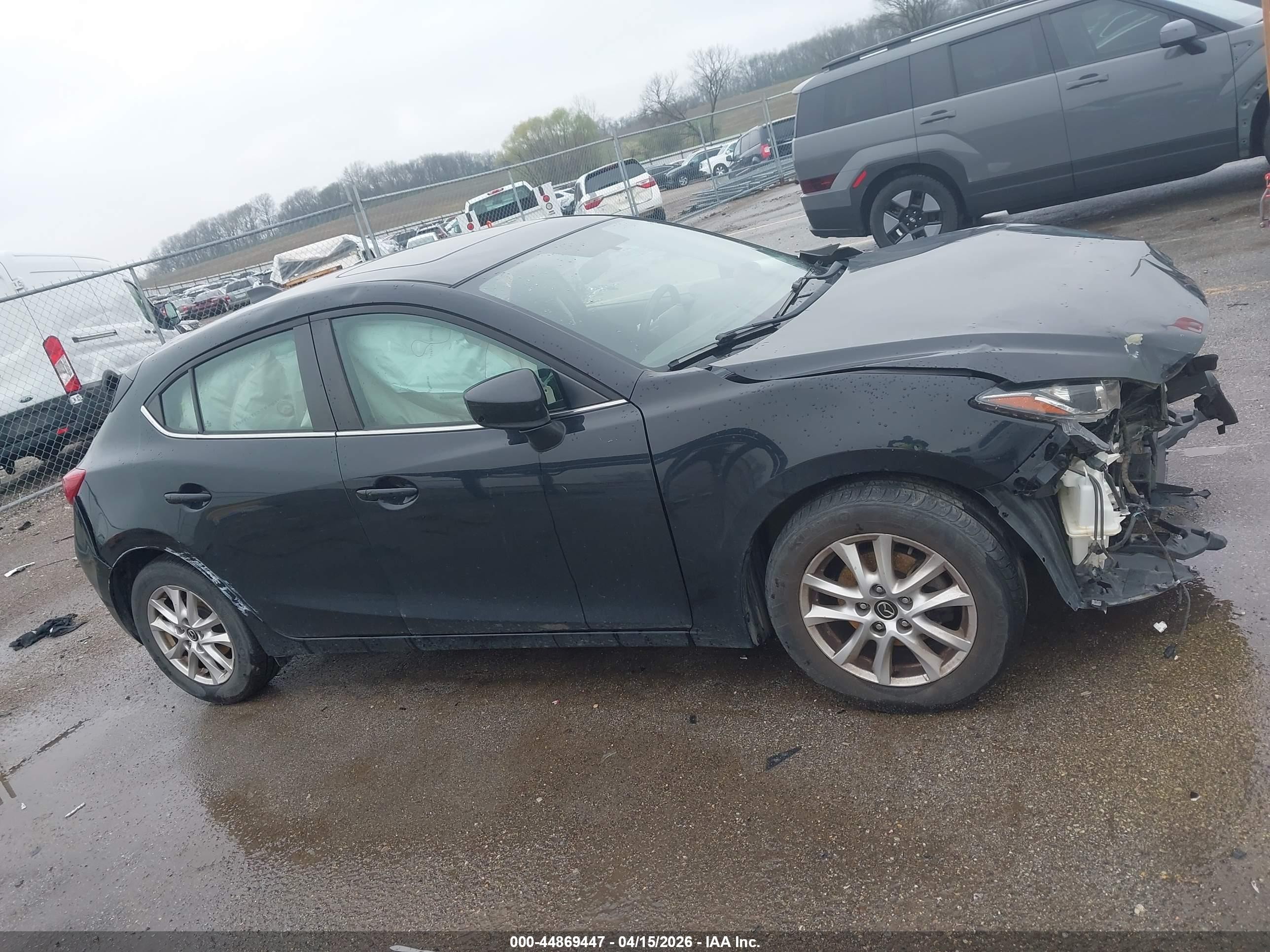 2015 Mazda Mazda3 I Touring Black vin: 3MZBM1L78FM206486