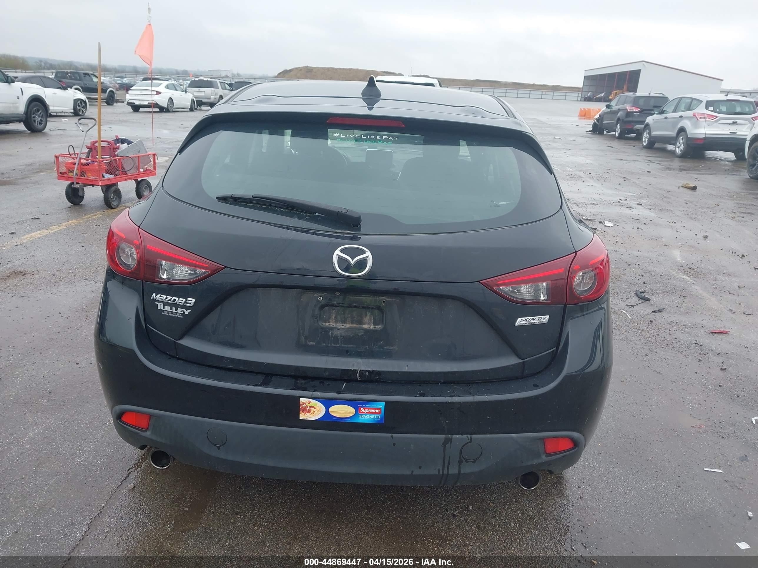 2015 Mazda Mazda3 I Touring Black vin: 3MZBM1L78FM206486