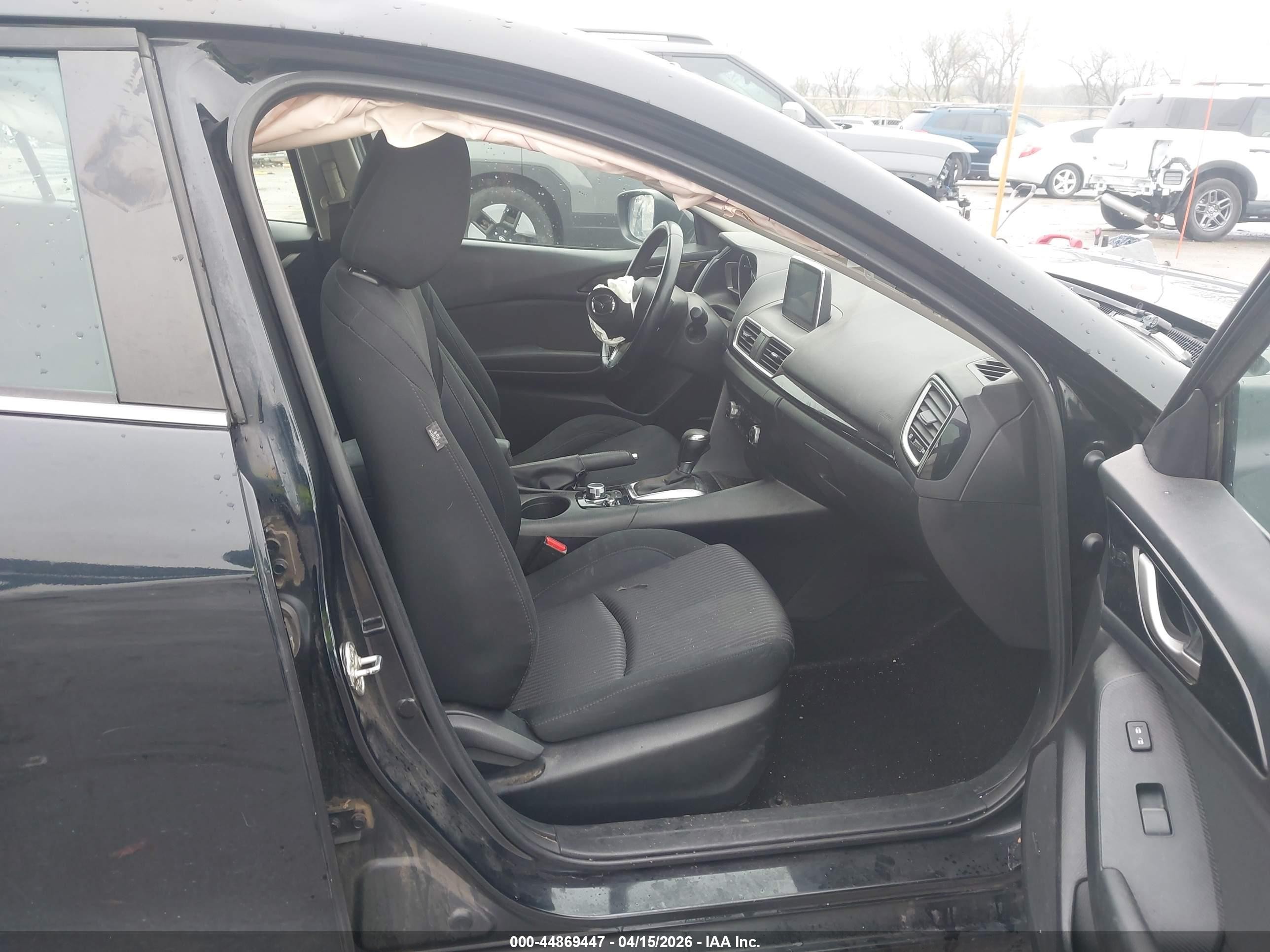 2015 Mazda Mazda3 I Touring Black vin: 3MZBM1L78FM206486