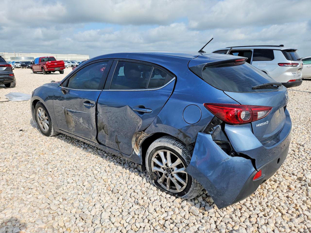 2015 Mazda 3 Touring Blue vin: 3MZBM1L7XFM144623
