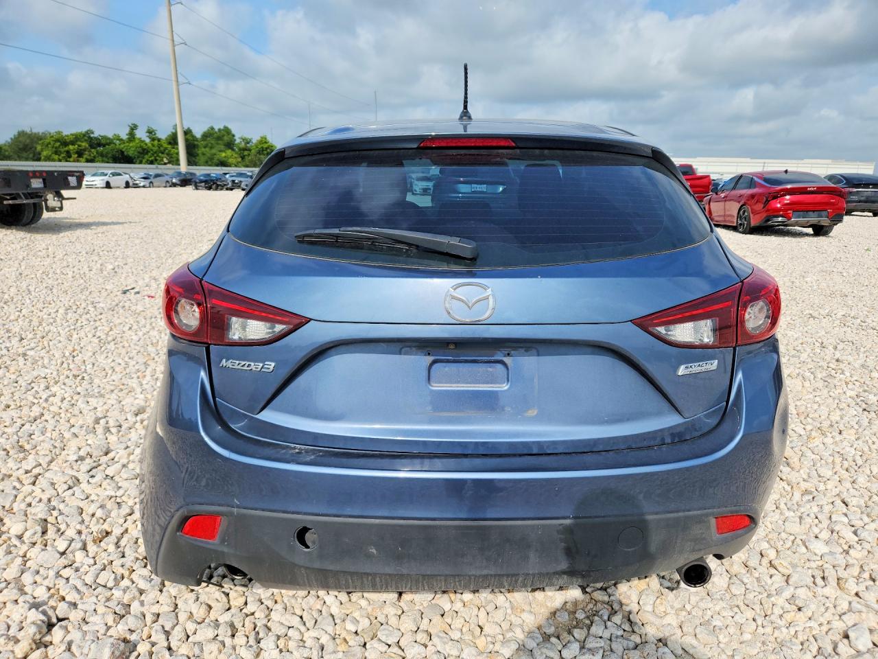 2015 Mazda 3 Touring Blue vin: 3MZBM1L7XFM144623