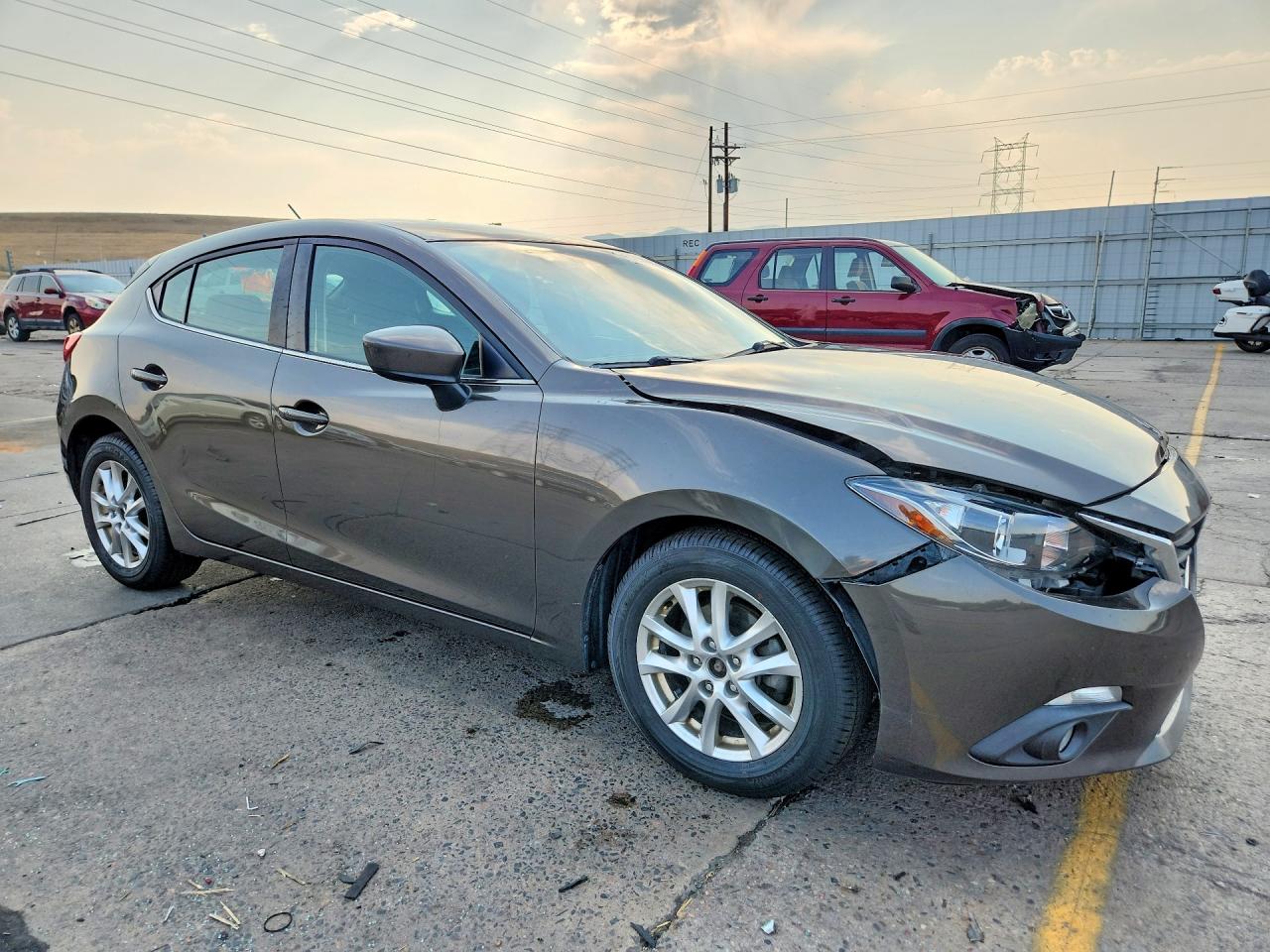 2015 Mazda 3 Touring Brown vin: 3MZBM1L7XFM147747
