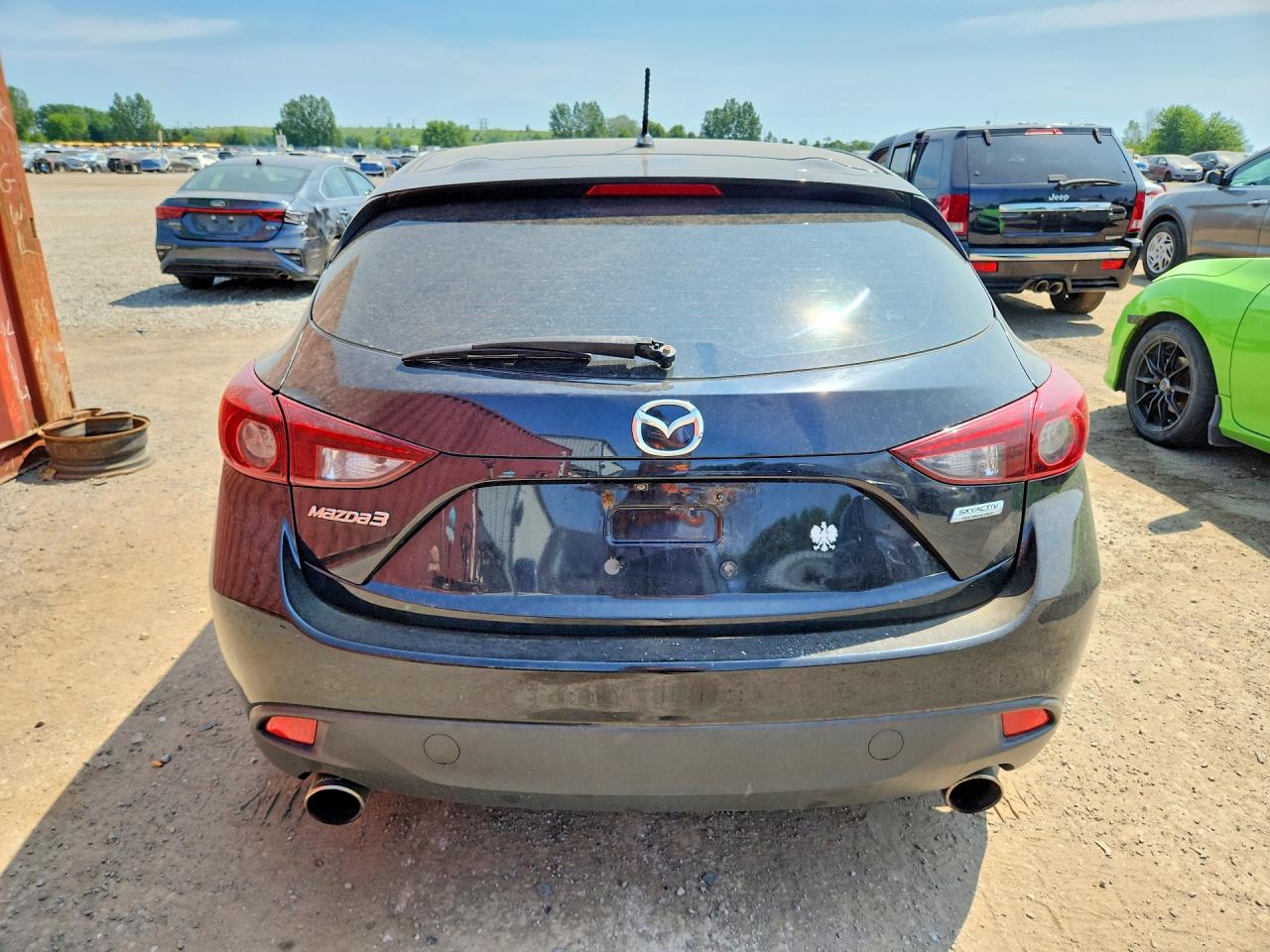 2015 Mazda 3 Touring Черный vin: 3MZBM1L7XFM157551