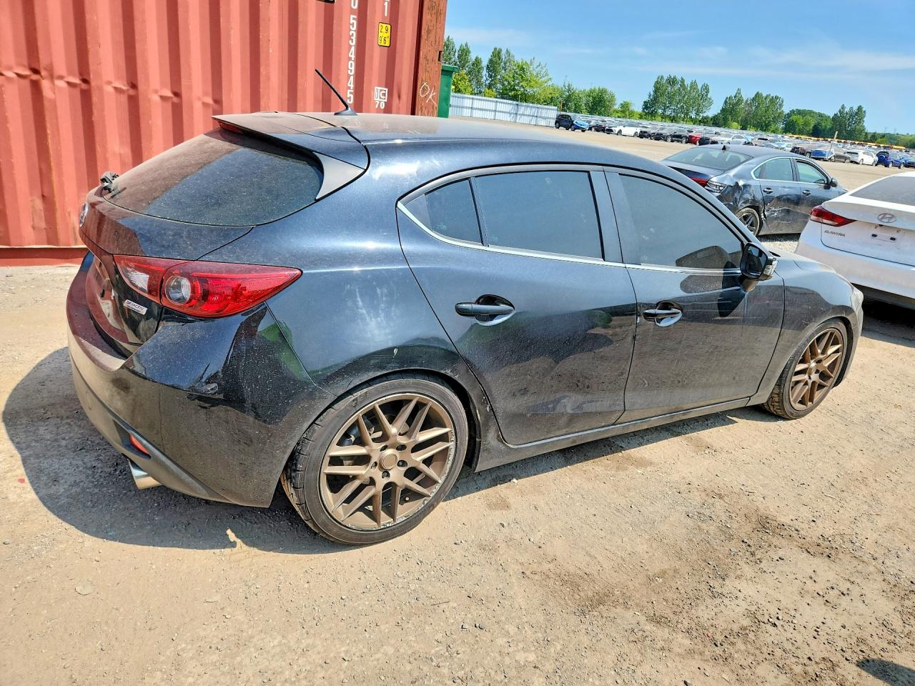 2015 Mazda 3 Touring Черный vin: 3MZBM1L7XFM157551