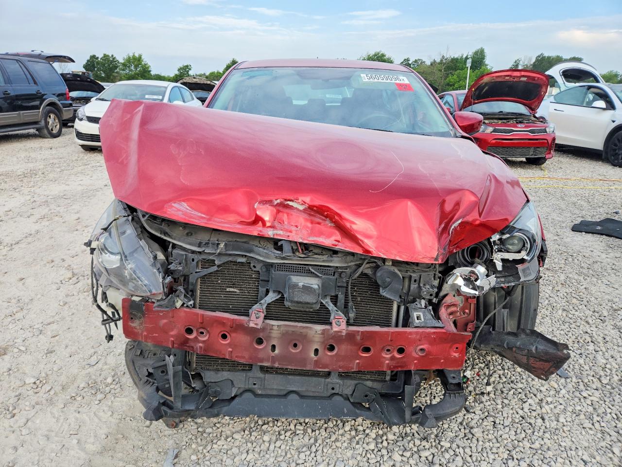 2015 Mazda 3 Touring Red vin: 3MZBM1L7XFM204528