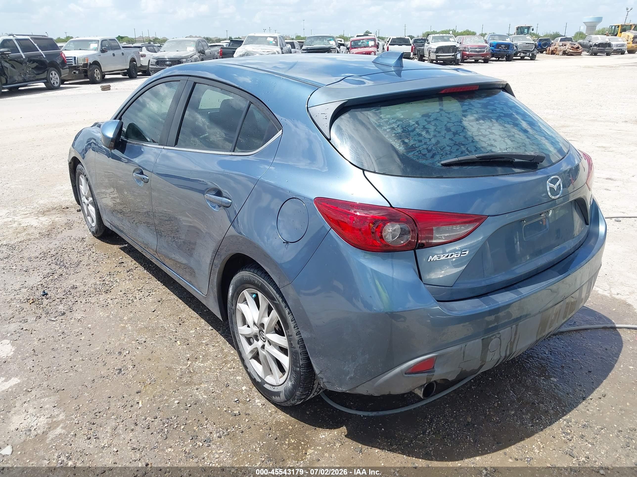 2015 Mazda Mazda3 I Touring Gray vin: 3MZBM1L7XFM217540