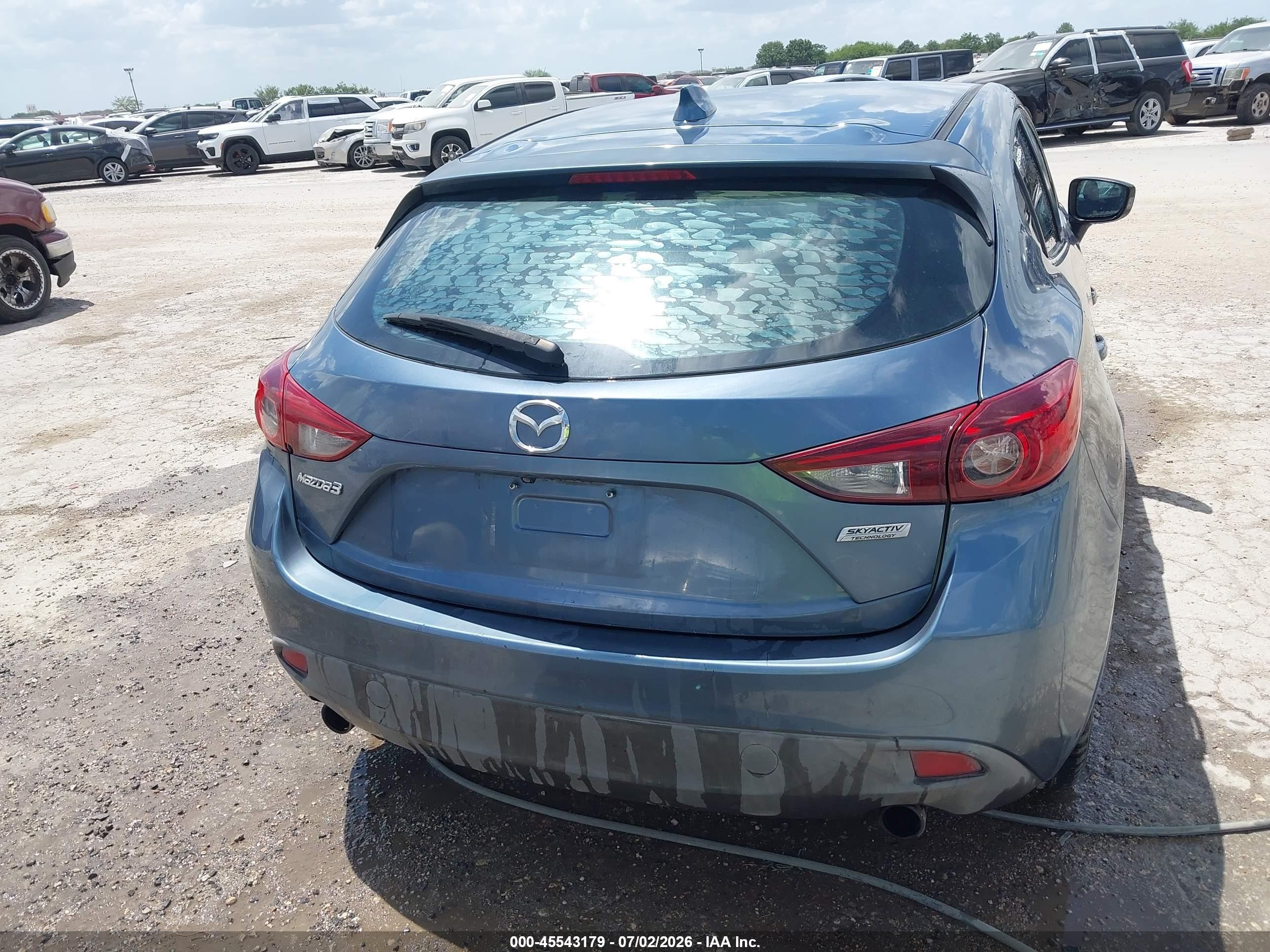 2015 Mazda Mazda3 I Touring Gray vin: 3MZBM1L7XFM217540