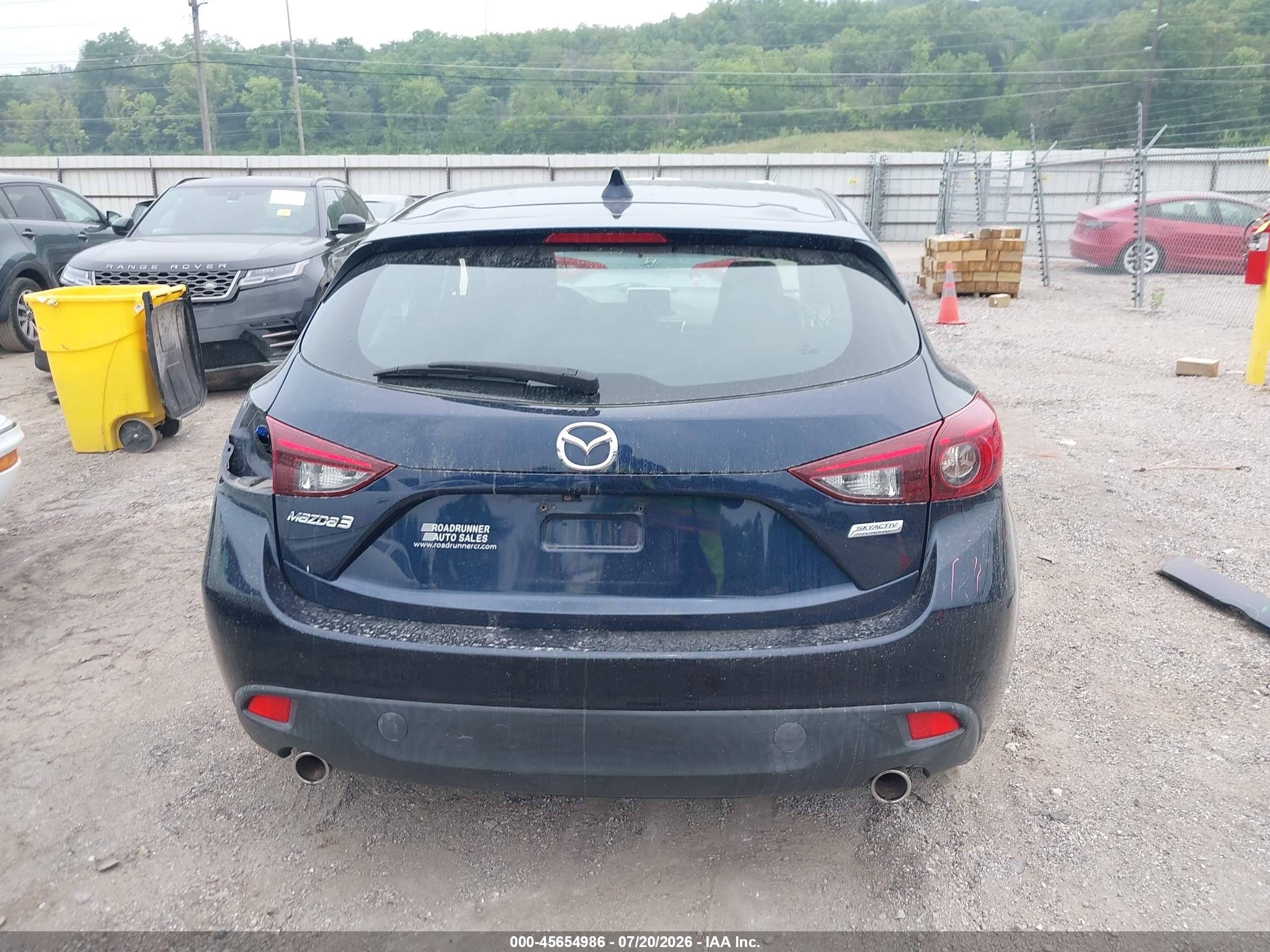 2015 Mazda Mazda3 I Grand Touring Blue vin: 3MZBM1M70FM184692