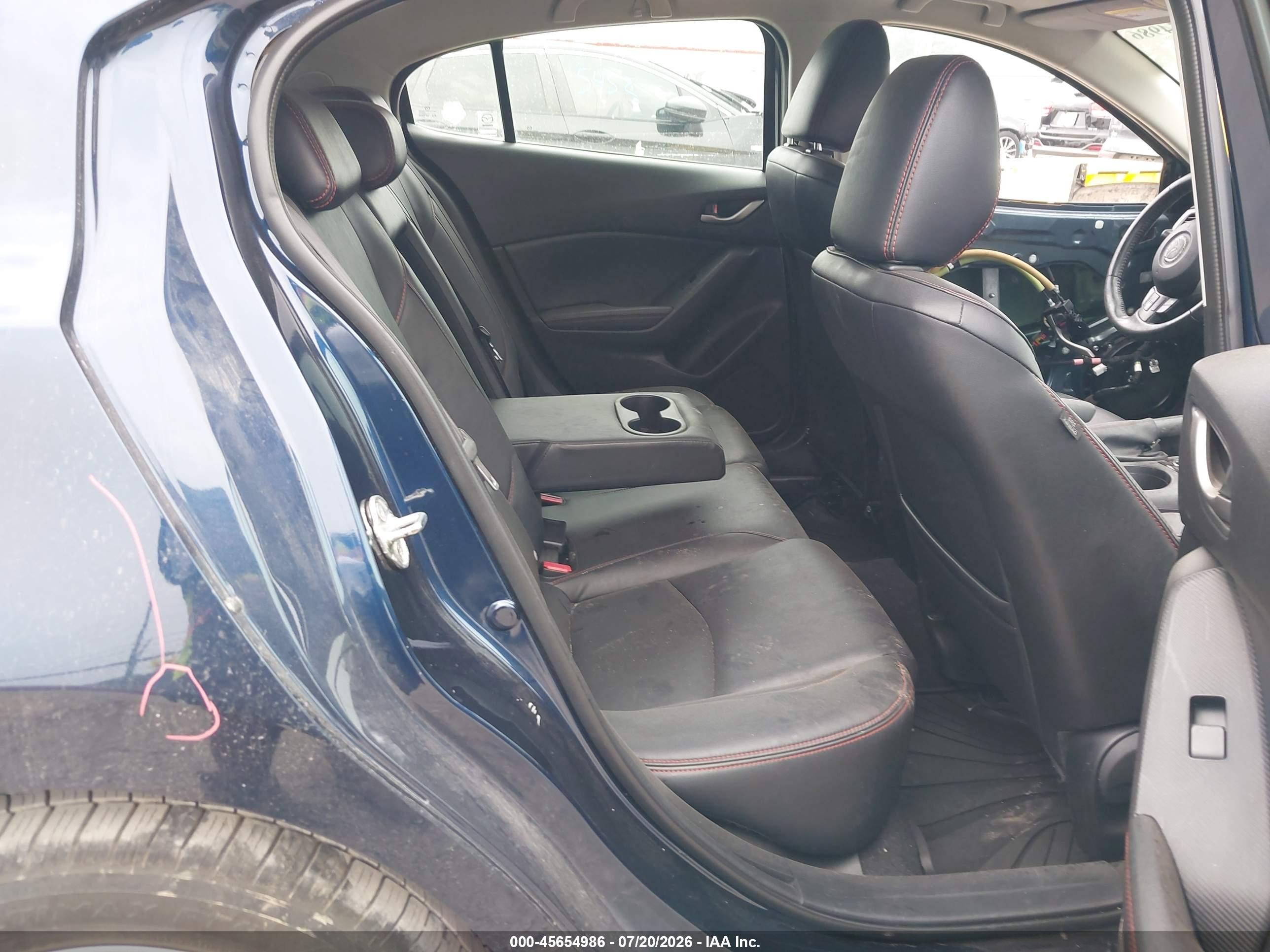 2015 Mazda Mazda3 I Grand Touring Blue vin: 3MZBM1M70FM184692