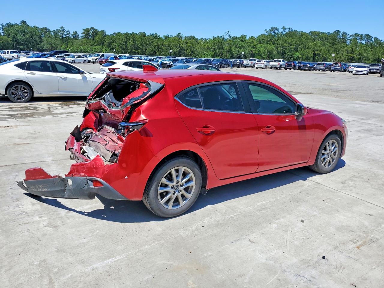 2015 Mazda 3 Grand Touring Red vin: 3MZBM1M71FM167416