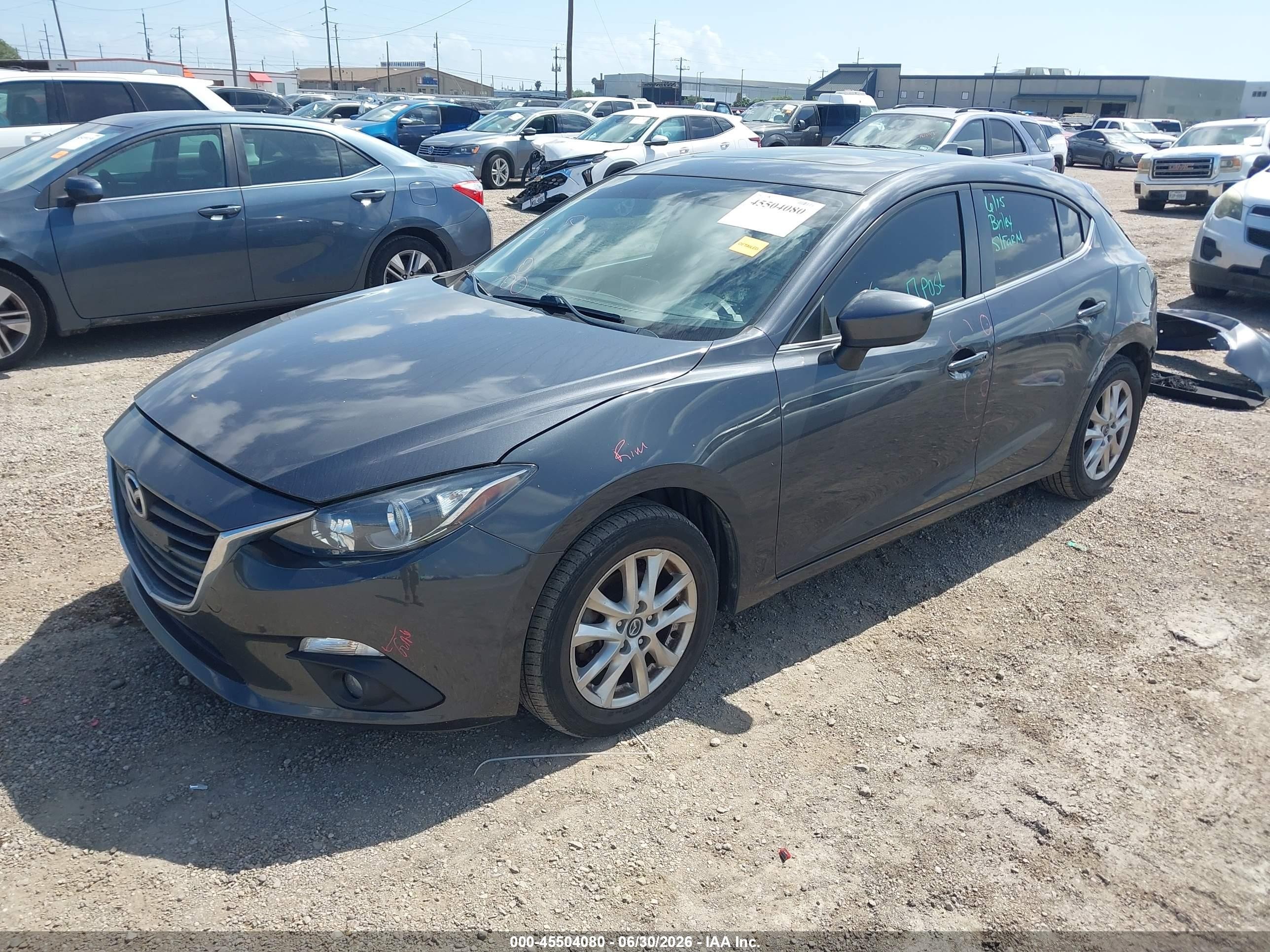 2015 Mazda Mazda3 I Grand Touring Gray vin: 3MZBM1M74FM143725