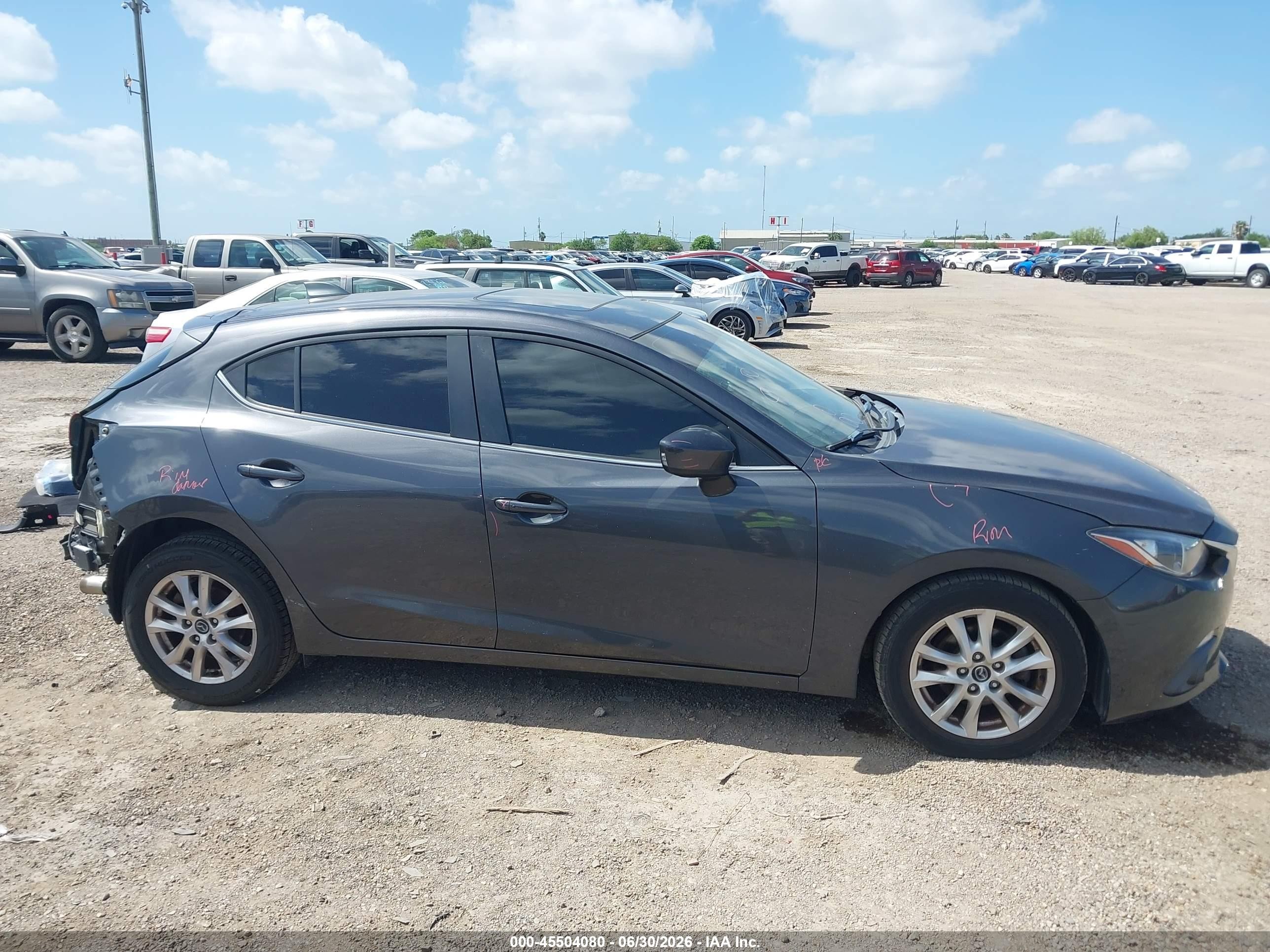 2015 Mazda Mazda3 I Grand Touring Gray vin: 3MZBM1M74FM143725