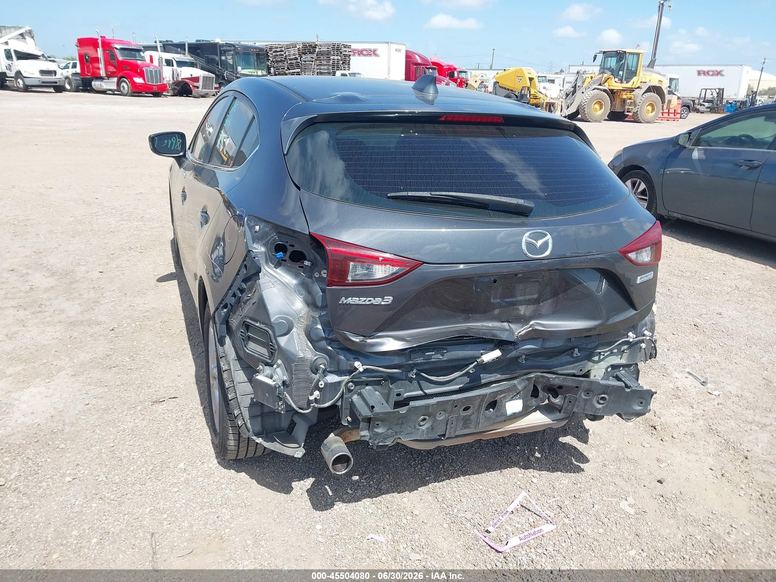 2015 Mazda Mazda3 I Grand Touring Gray vin: 3MZBM1M74FM143725