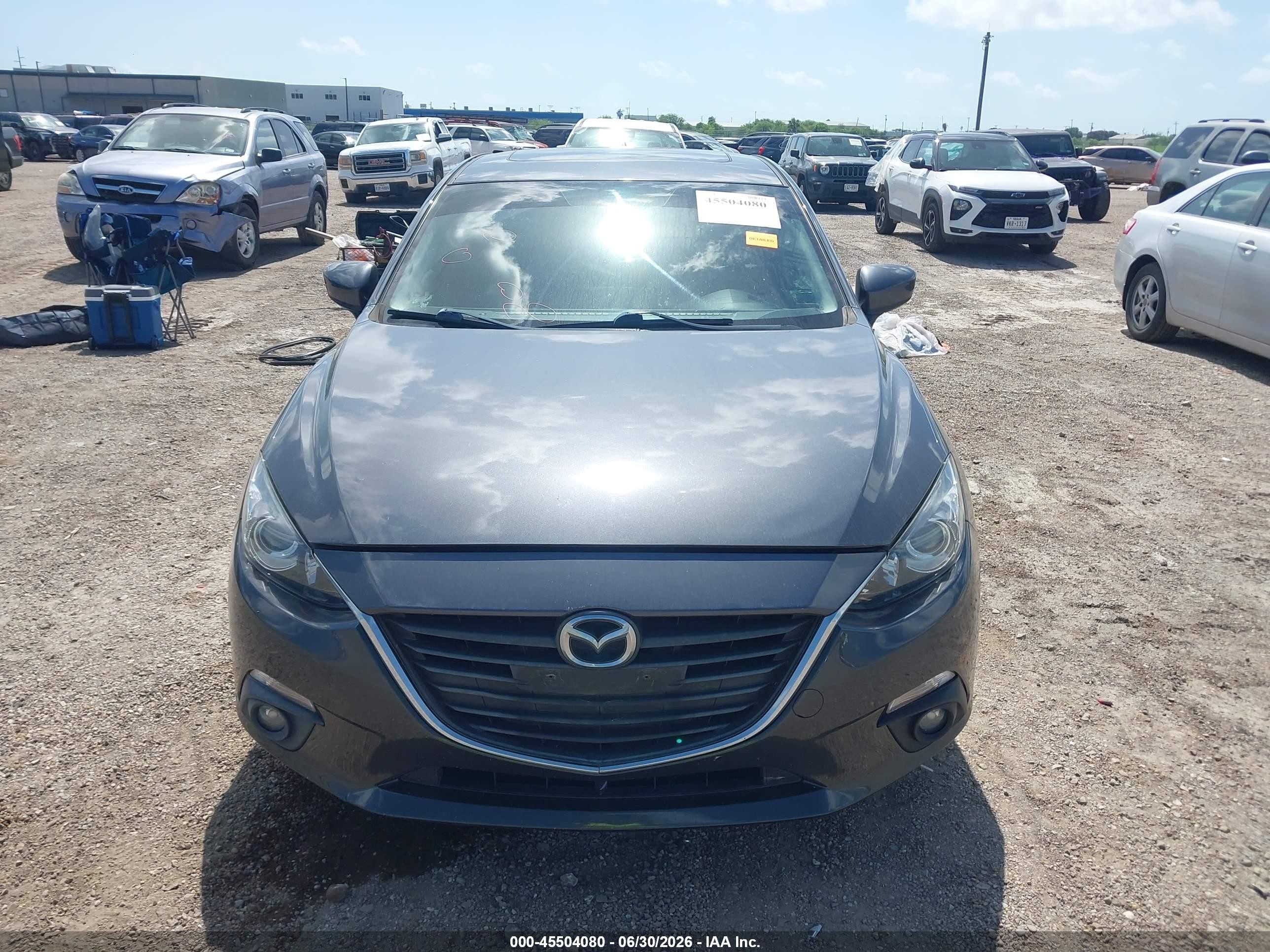 2015 Mazda Mazda3 I Grand Touring Gray vin: 3MZBM1M74FM143725