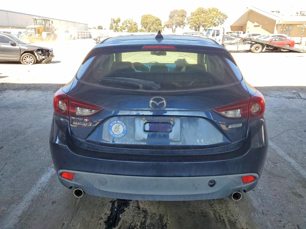 2015 Mazda 3 Grand Touring Blue vin: 3MZBM1M74FM147192