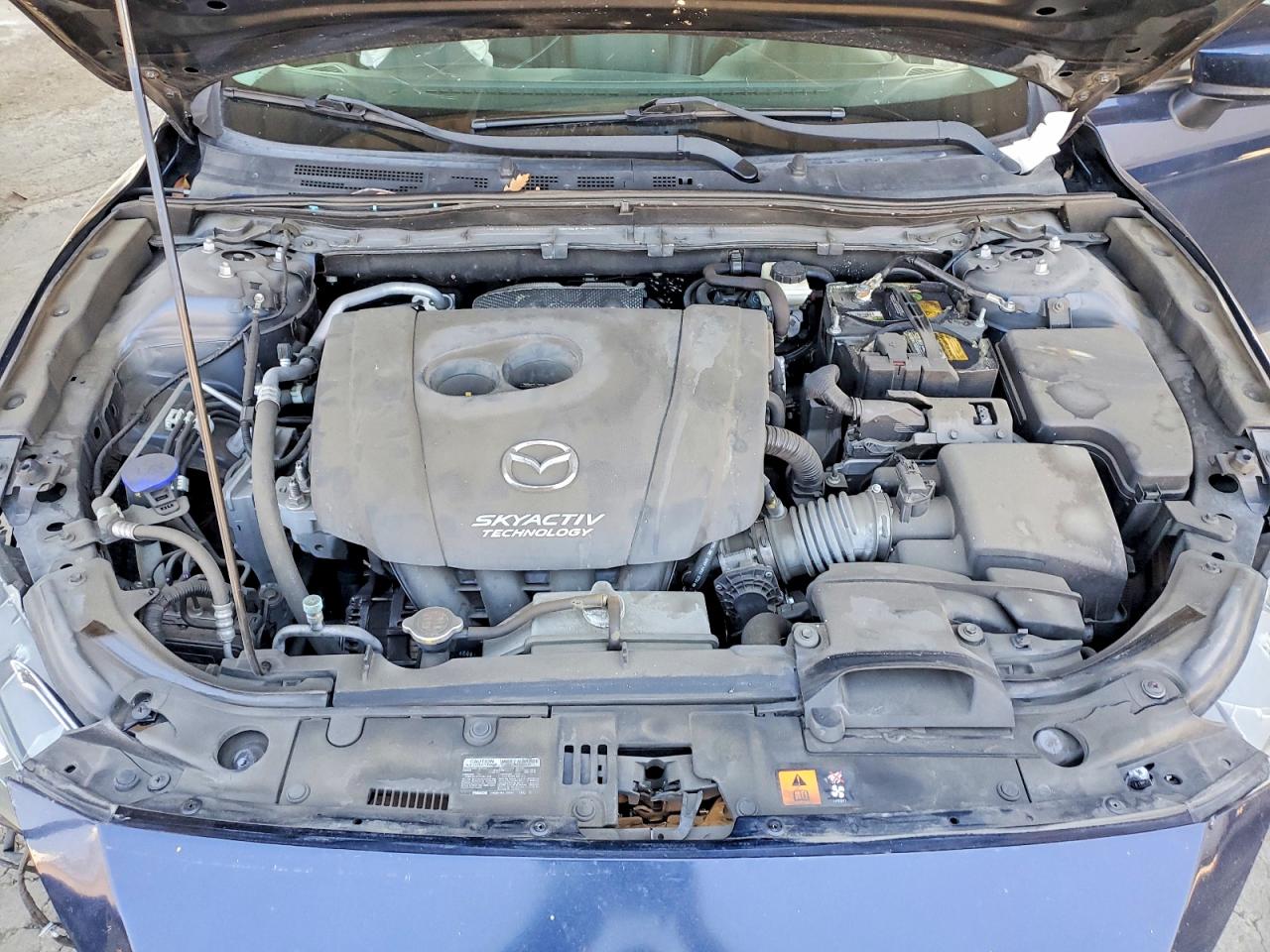 2015 Mazda 3 Grand Touring Blue vin: 3MZBM1M74FM147192