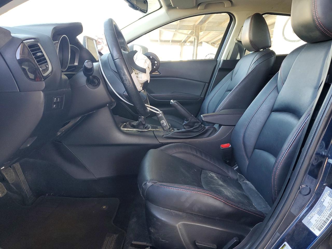 2015 Mazda 3 Grand Touring Blue vin: 3MZBM1M74FM147192