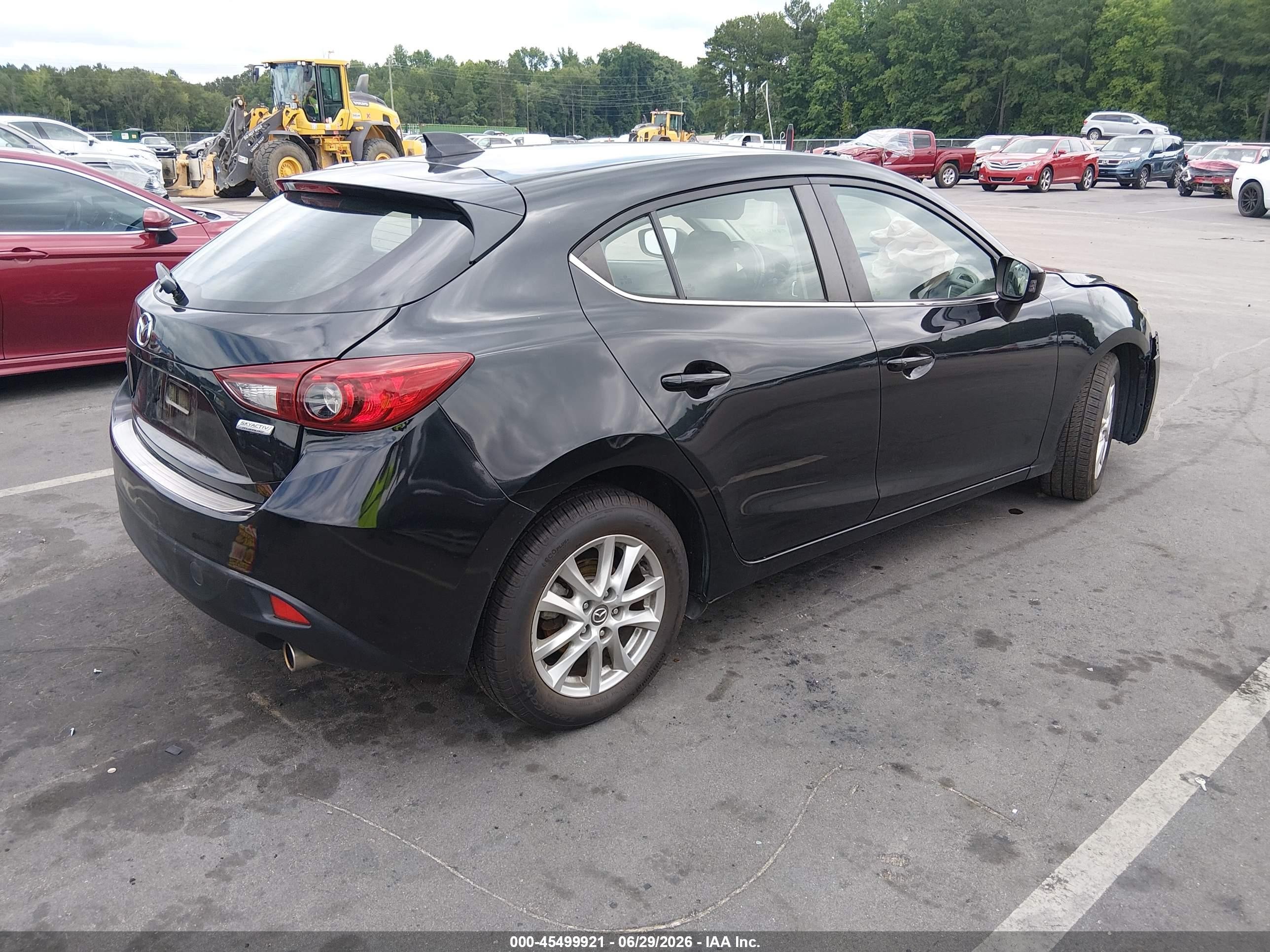 2014 Mazda Mazda3 I Grand Touring Black vin: 3MZBM1M75EM121957
