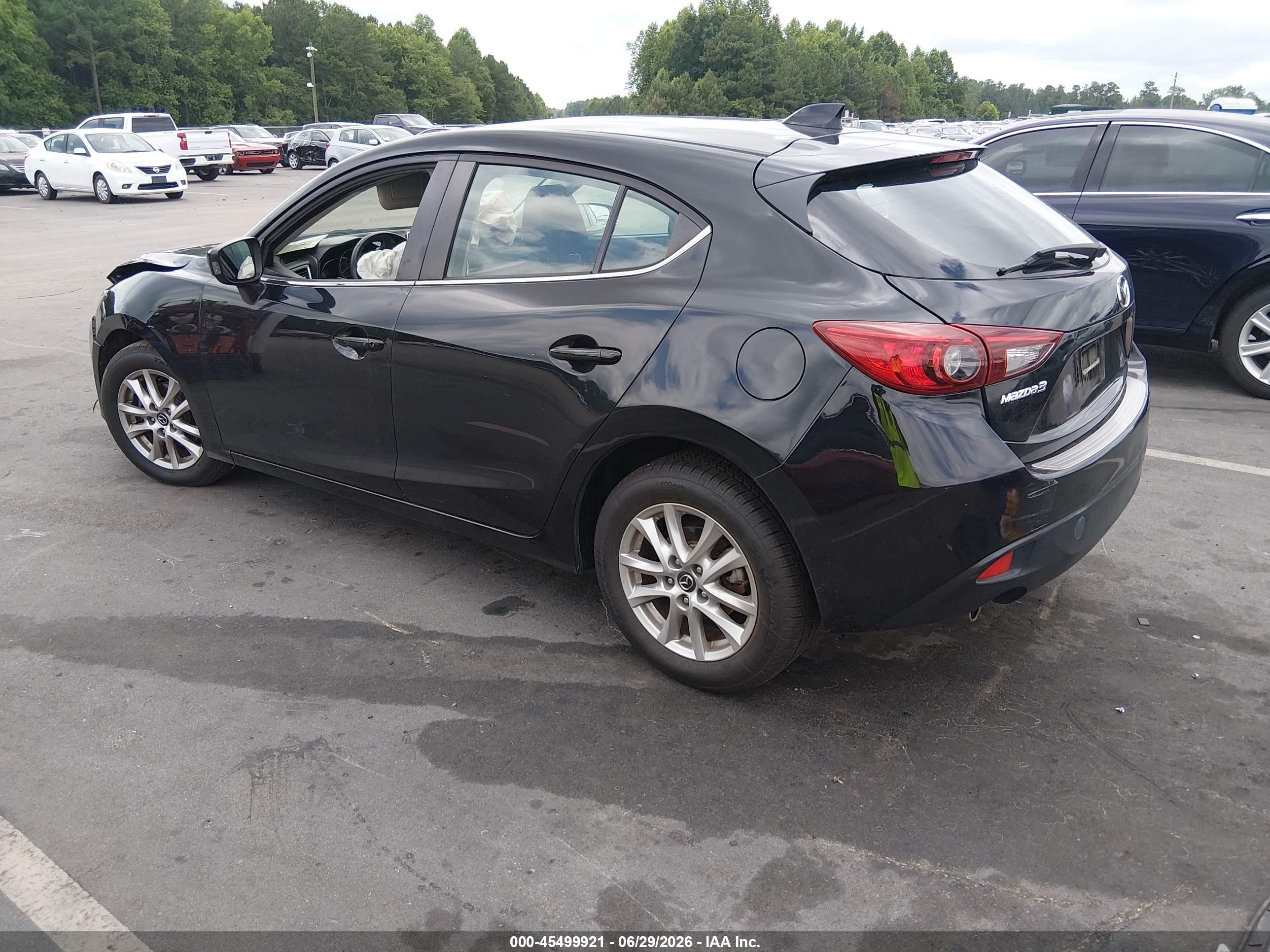 2014 Mazda Mazda3 I Grand Touring Black vin: 3MZBM1M75EM121957