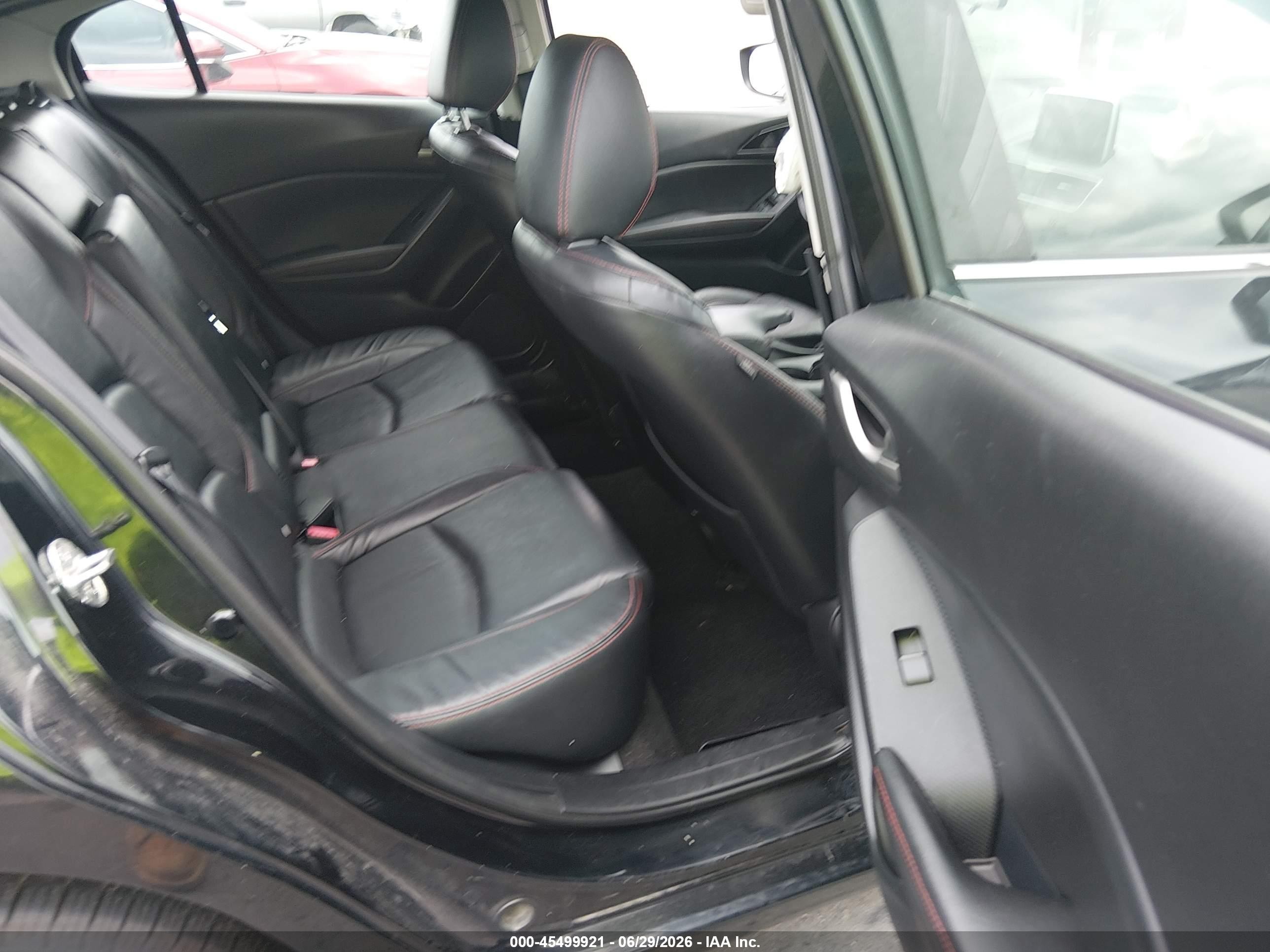 2014 Mazda Mazda3 I Grand Touring Black vin: 3MZBM1M75EM121957