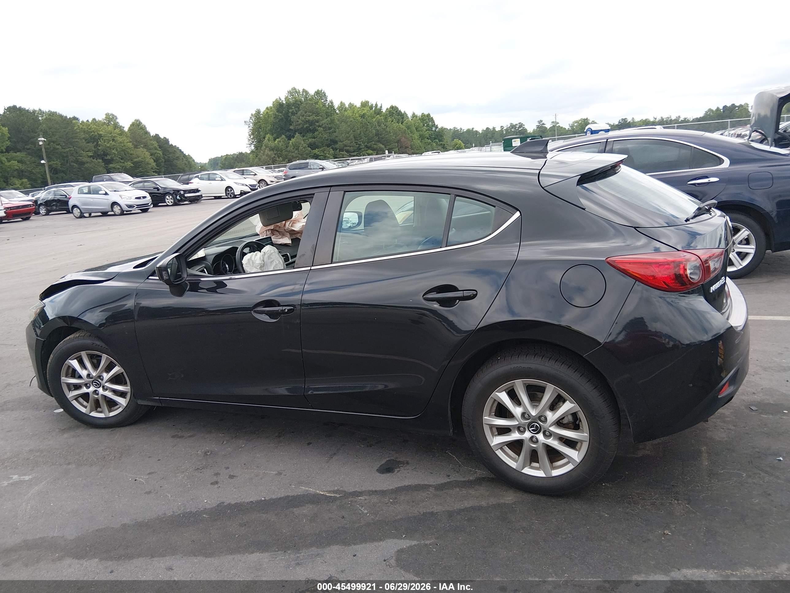 2014 Mazda Mazda3 I Grand Touring Black vin: 3MZBM1M75EM121957