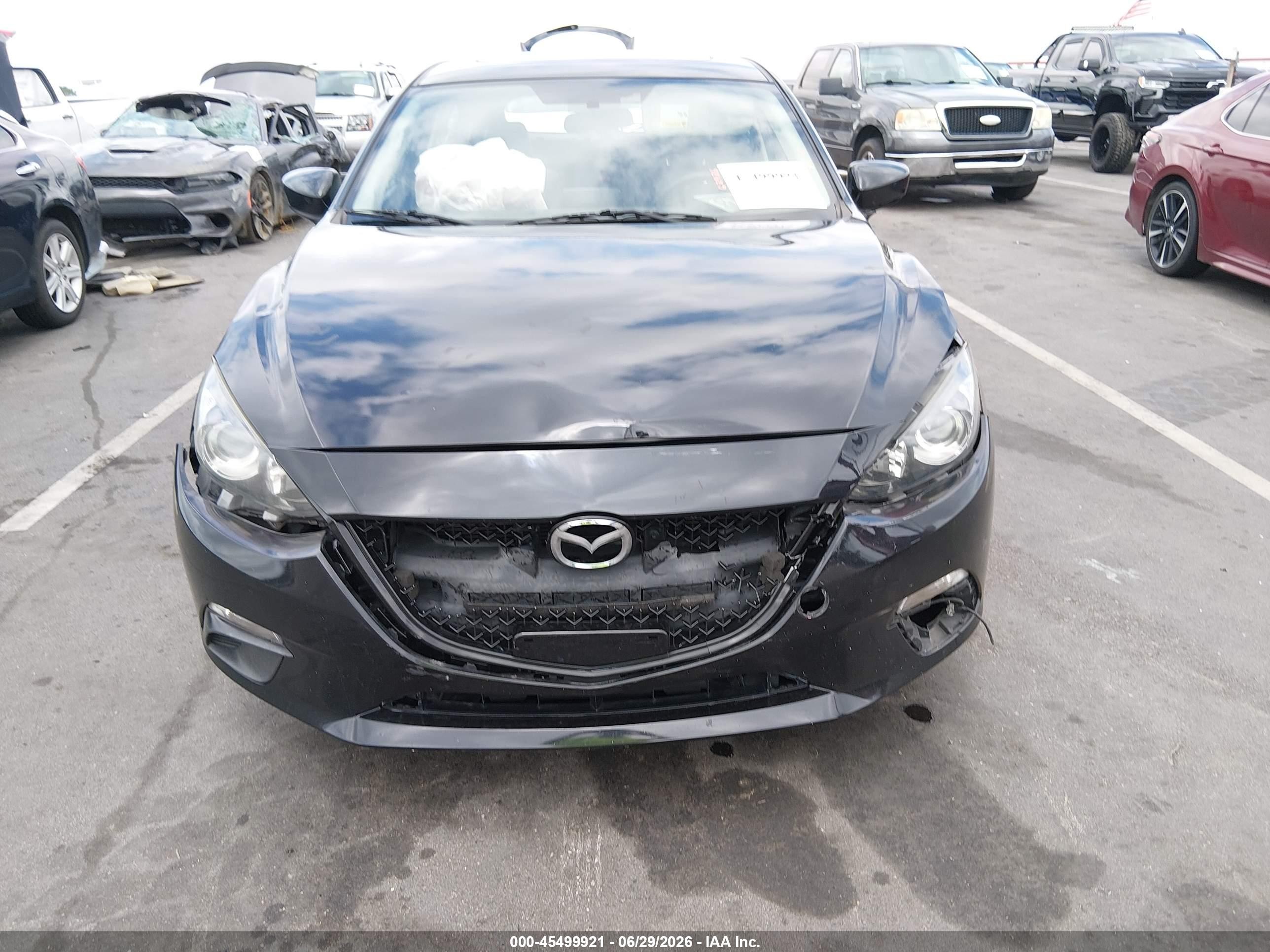 2014 Mazda Mazda3 I Grand Touring Black vin: 3MZBM1M75EM121957
