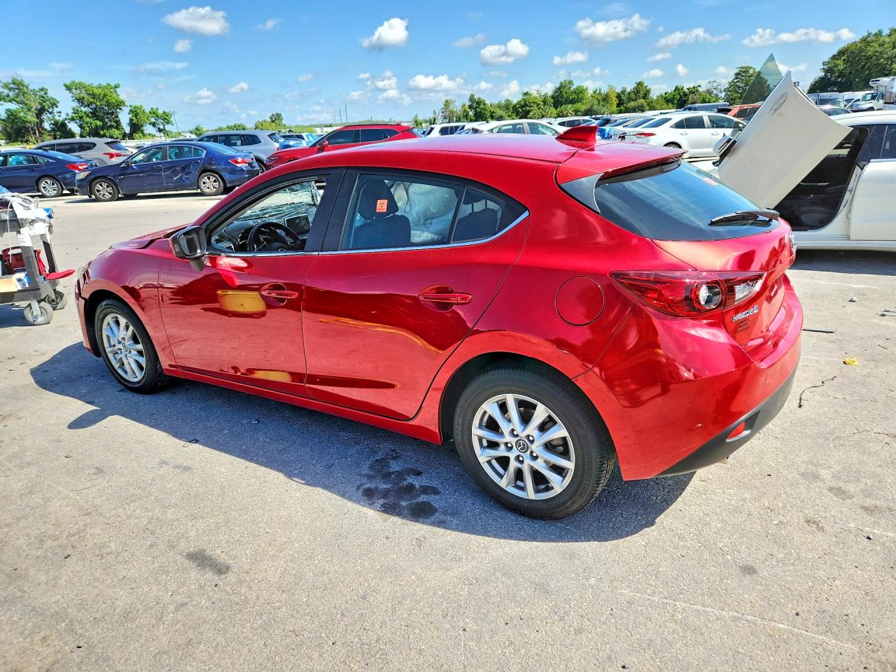 2015 Mazda 3 Grand Touring Красный vin: 3MZBM1M75FM139389