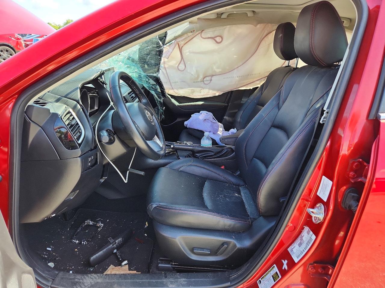 2015 Mazda 3 Grand Touring Красный vin: 3MZBM1M75FM139389
