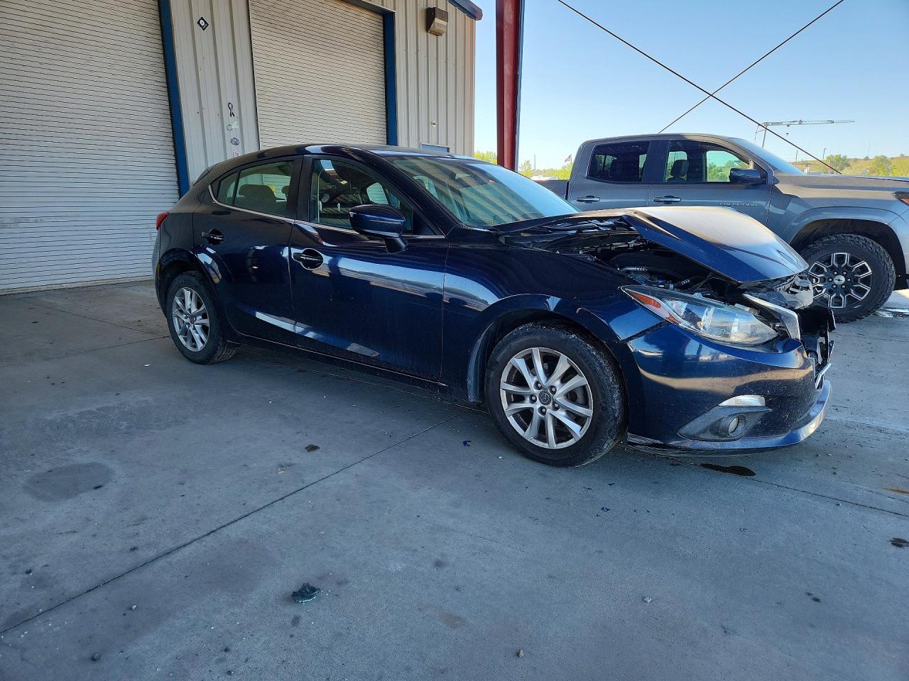 2015 Mazda 3 Grand Touring Blue vin: 3MZBM1M75FM230775