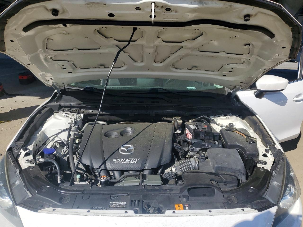 2015 Mazda 3 Grand Touring White vin: 3MZBM1M76FM142656