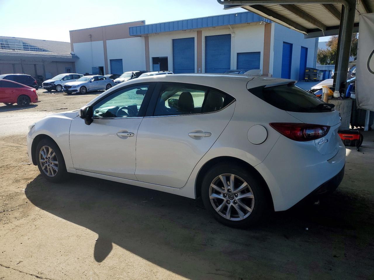 2015 Mazda 3 Grand Touring White vin: 3MZBM1M76FM142656