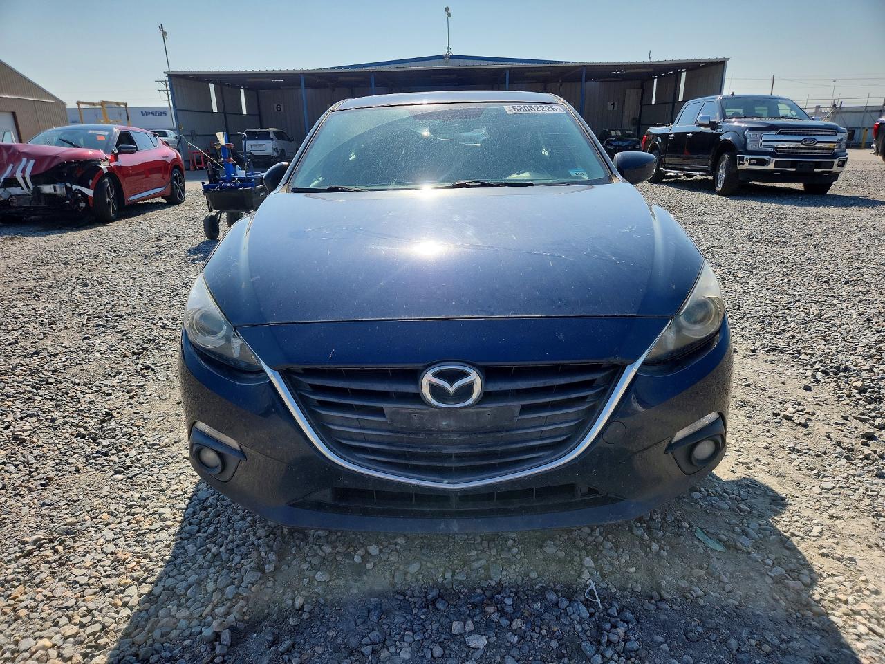 2015 Mazda 3 Grand Touring Синий vin: 3MZBM1M76FM179139