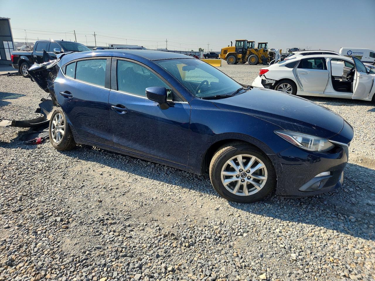 2015 Mazda 3 Grand Touring Синий vin: 3MZBM1M76FM179139