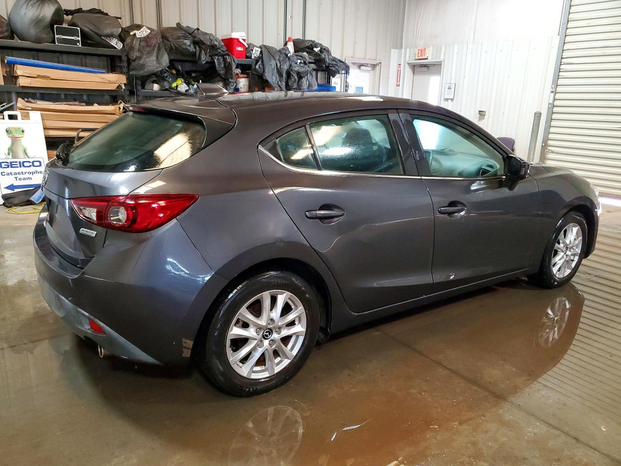2015 Mazda 3 Grand Touring Gray vin: 3MZBM1M76FM223995