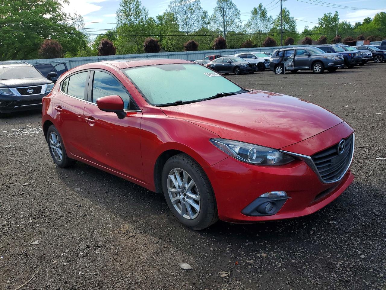 2015 Mazda 3 Grand Touring Red vin: 3MZBM1M79FM151917