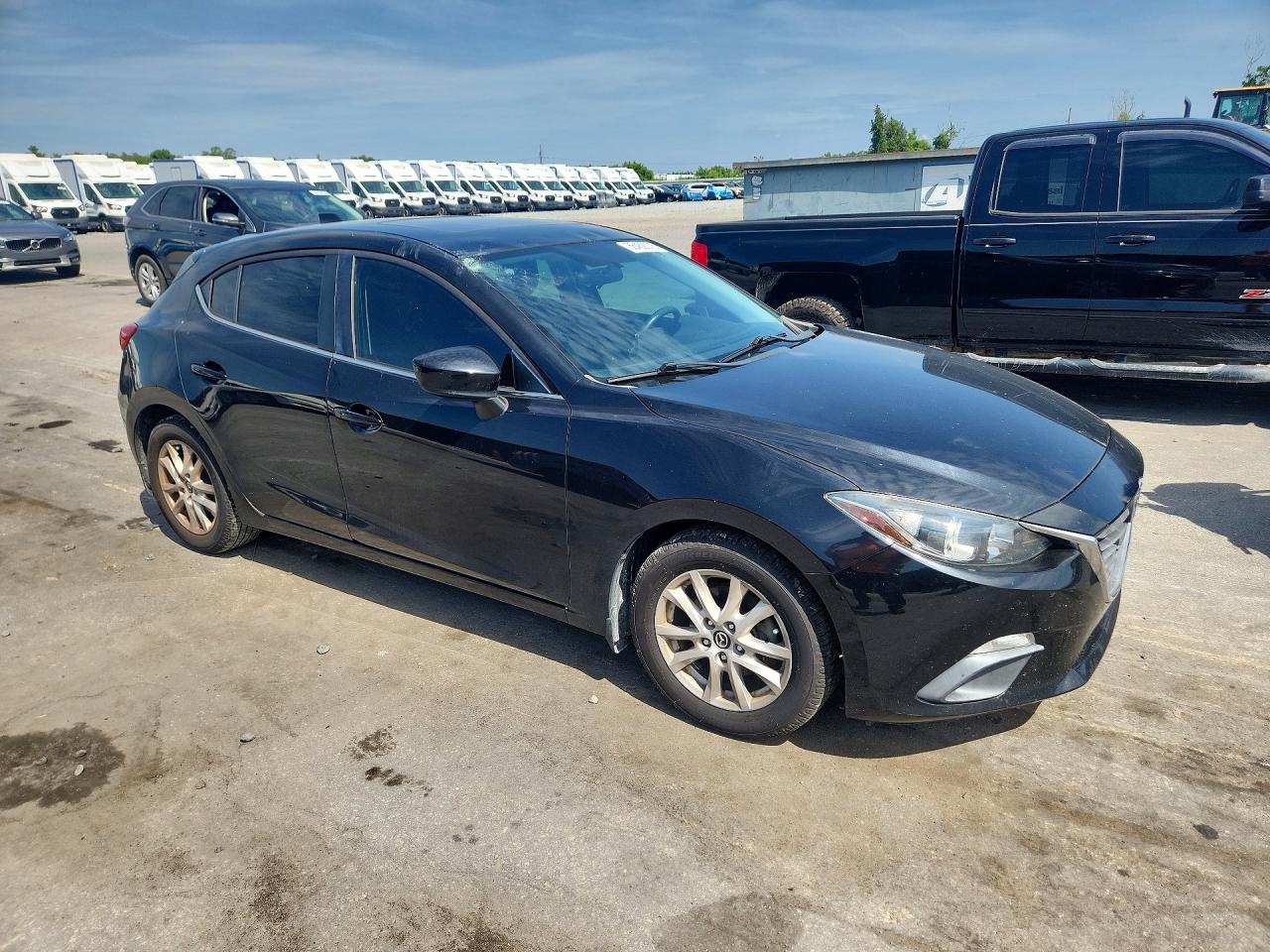 2014 Mazda 3 Grand Touring Black vin: 3MZBM1M7XEM117063