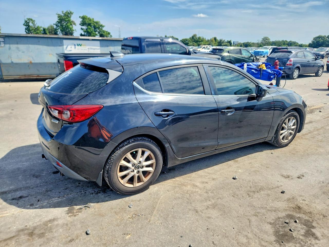 2014 Mazda 3 Grand Touring Black vin: 3MZBM1M7XEM117063