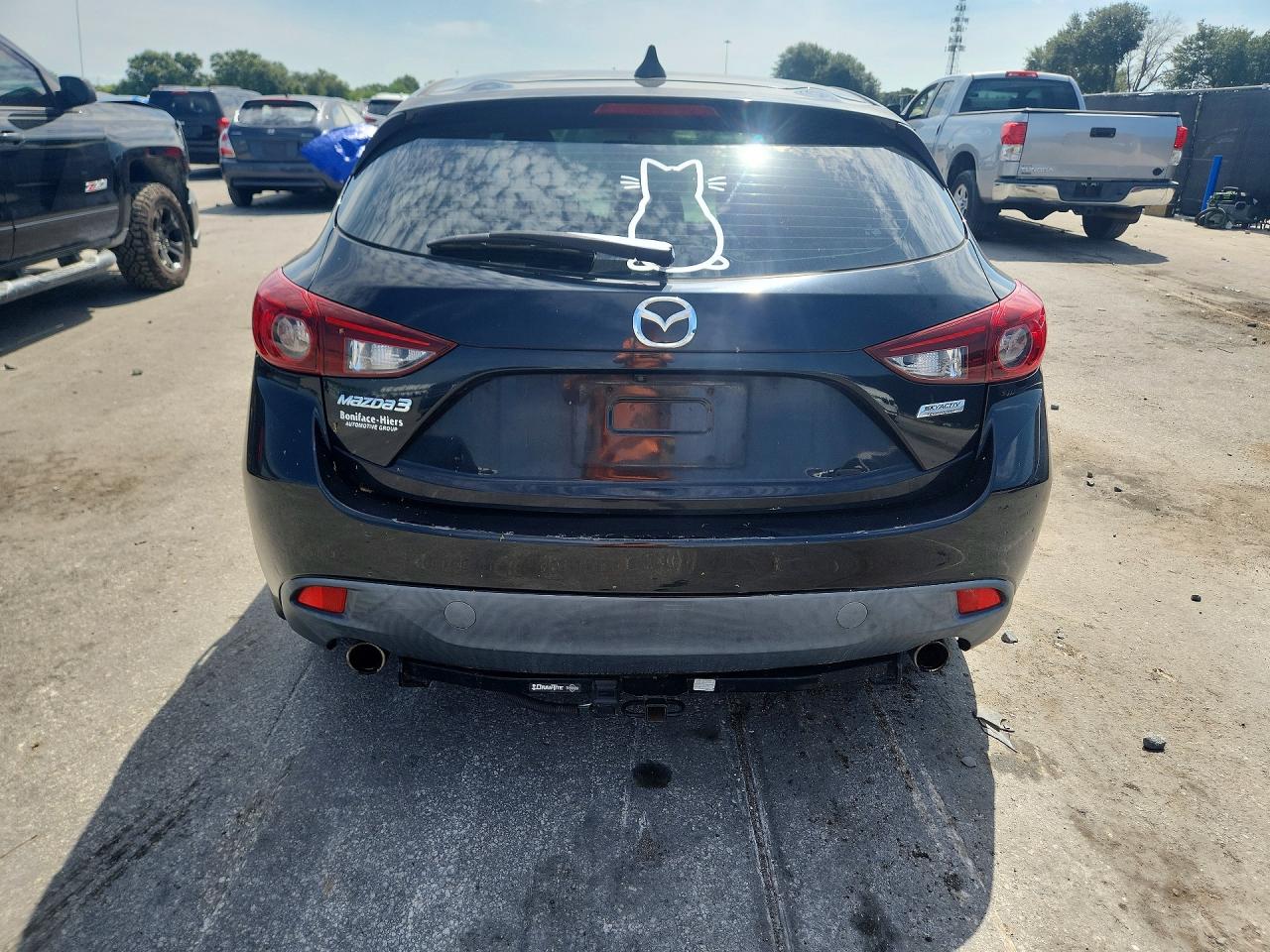 2014 Mazda 3 Grand Touring Black vin: 3MZBM1M7XEM117063