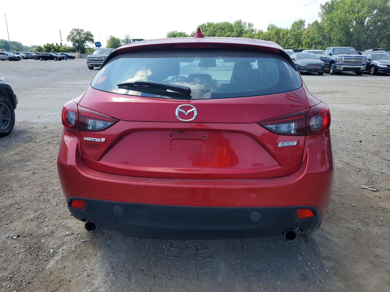 2015 Mazda 3 Grand Touring Red vin: 3MZBM1M7XFM168726