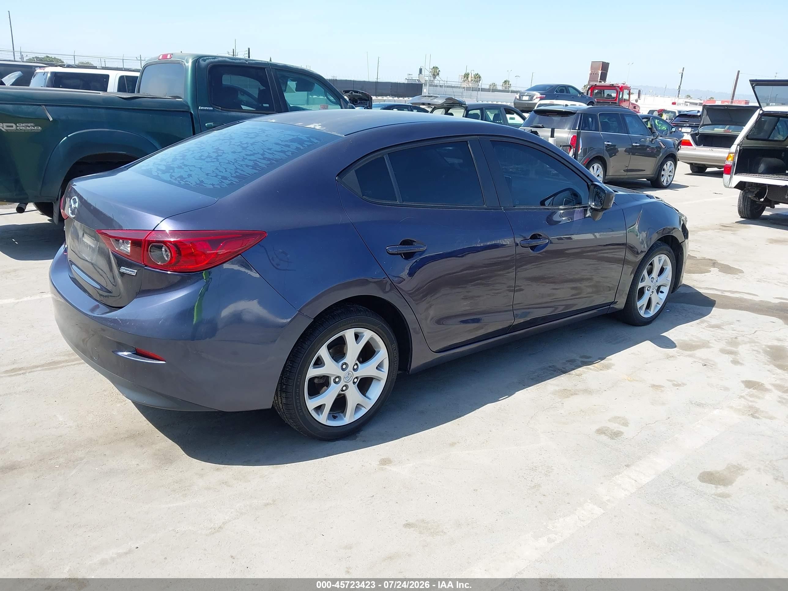 2015 Mazda Mazda3 I Sport Blue vin: 3MZBM1U70FM133435