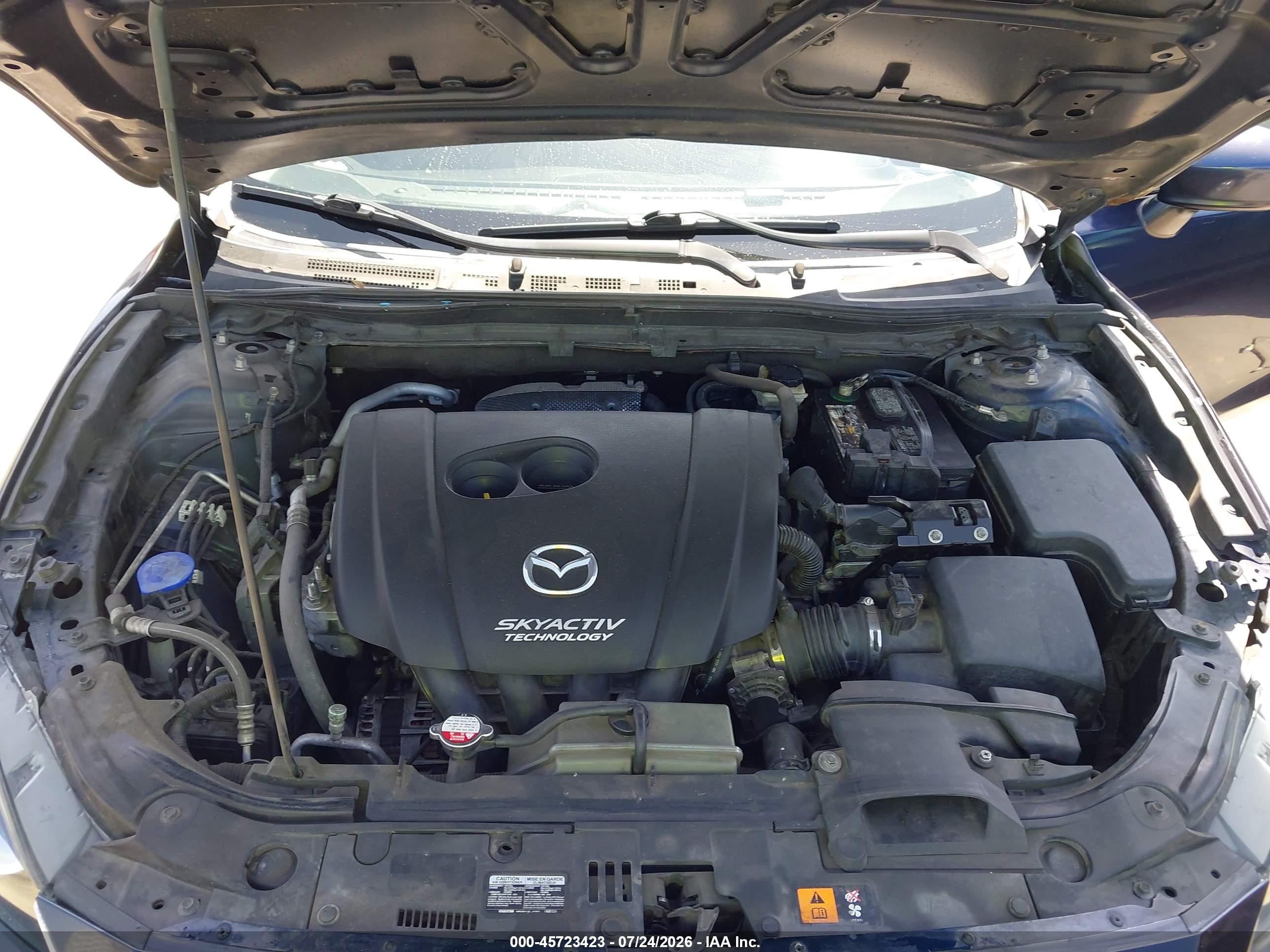 2015 Mazda Mazda3 I Sport Blue vin: 3MZBM1U70FM133435