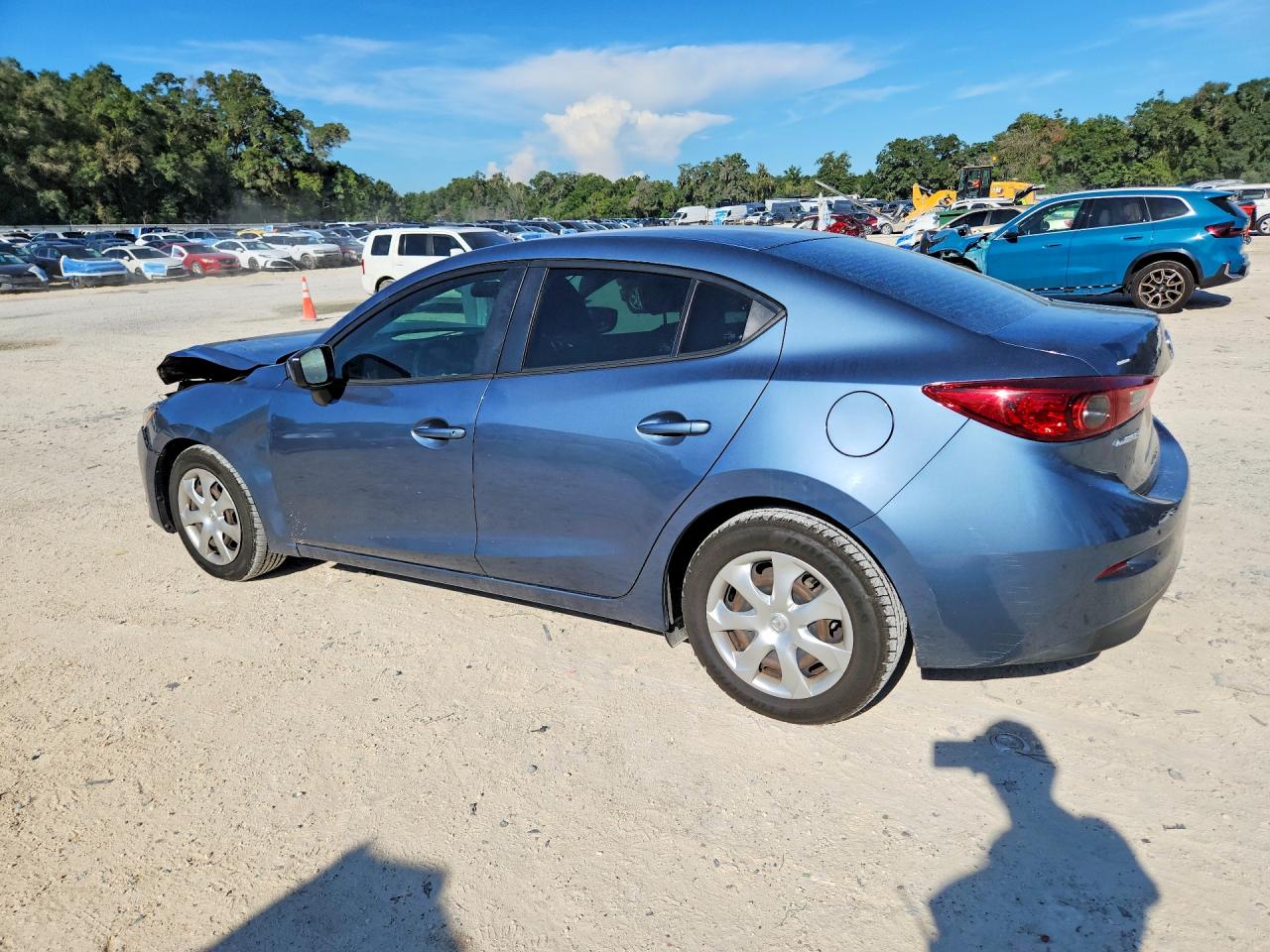 2015 Mazda 3 Sport Blue vin: 3MZBM1U70FM192517