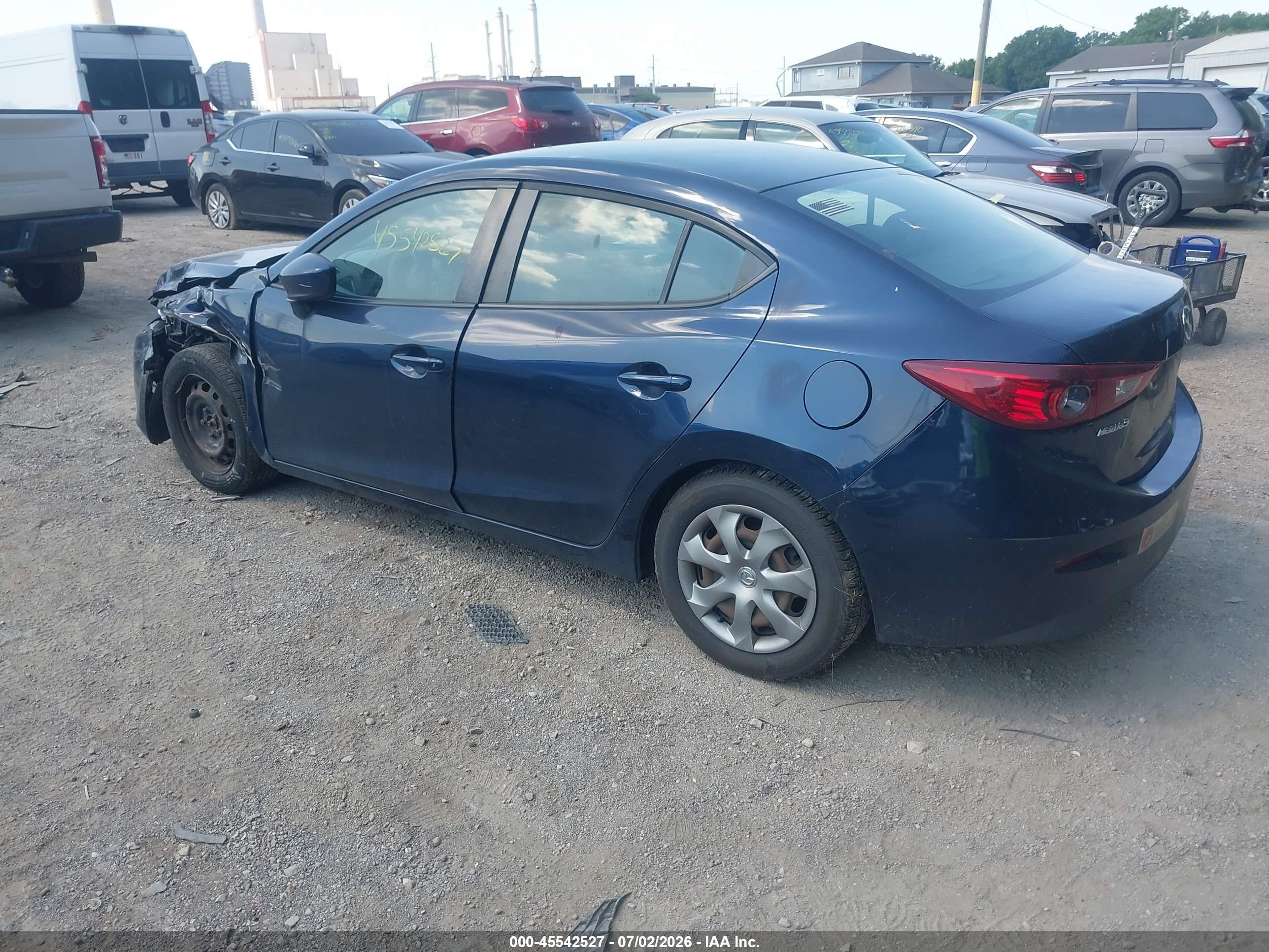 2014 Mazda Mazda3 I Sport Blue vin: 3MZBM1U71EM102080