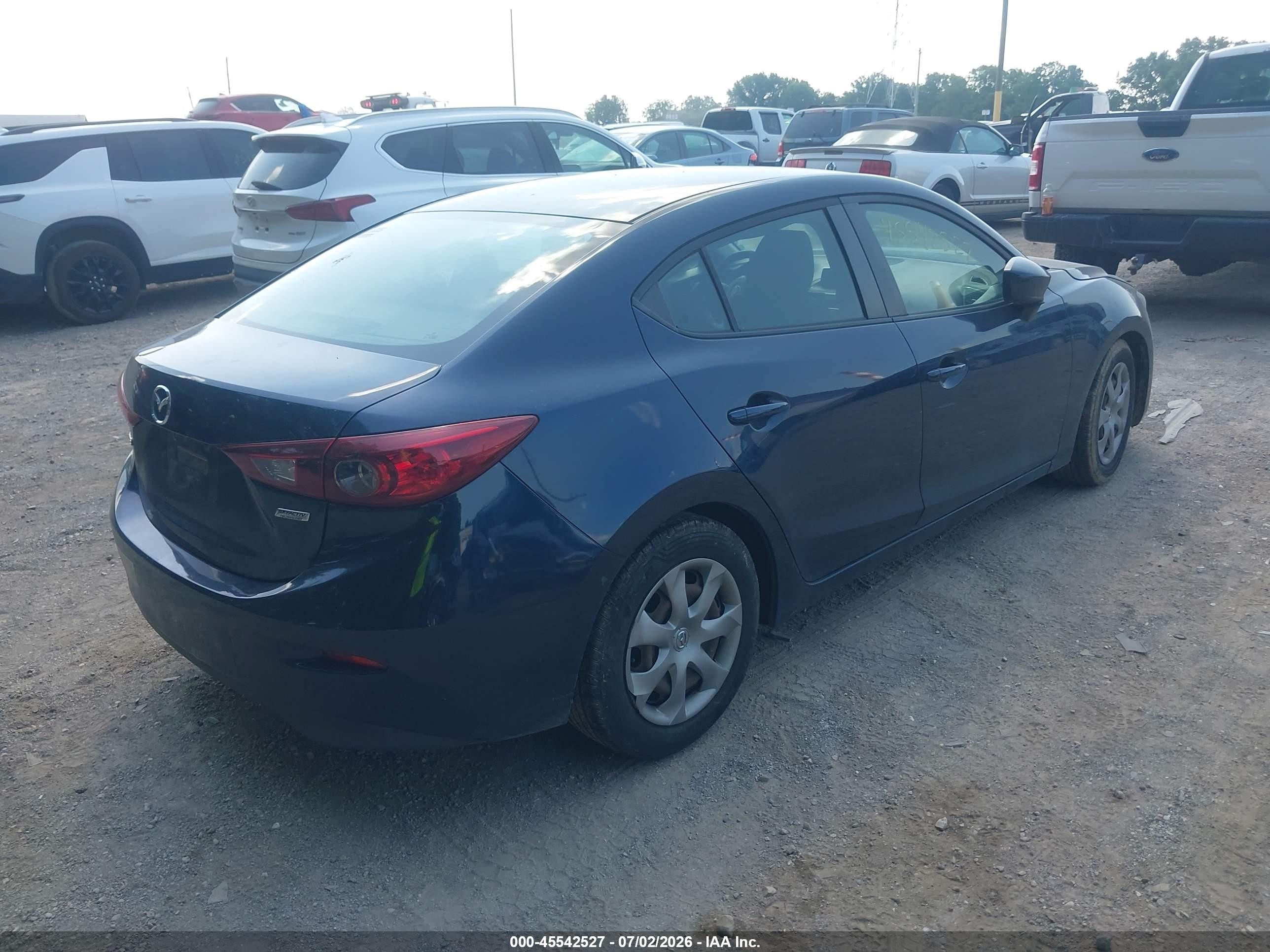 2014 Mazda Mazda3 I Sport Blue vin: 3MZBM1U71EM102080