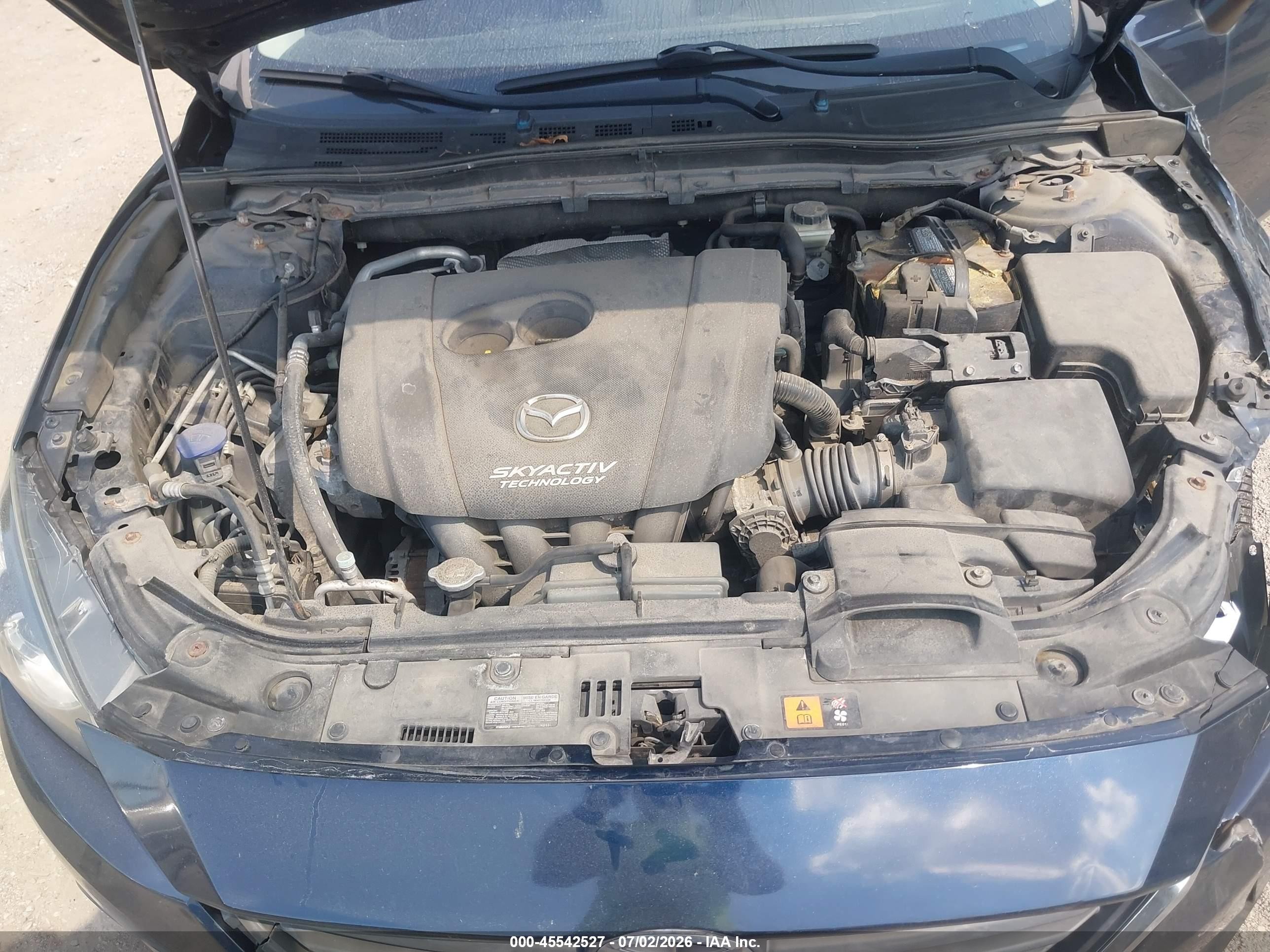 2014 Mazda Mazda3 I Sport Blue vin: 3MZBM1U71EM102080