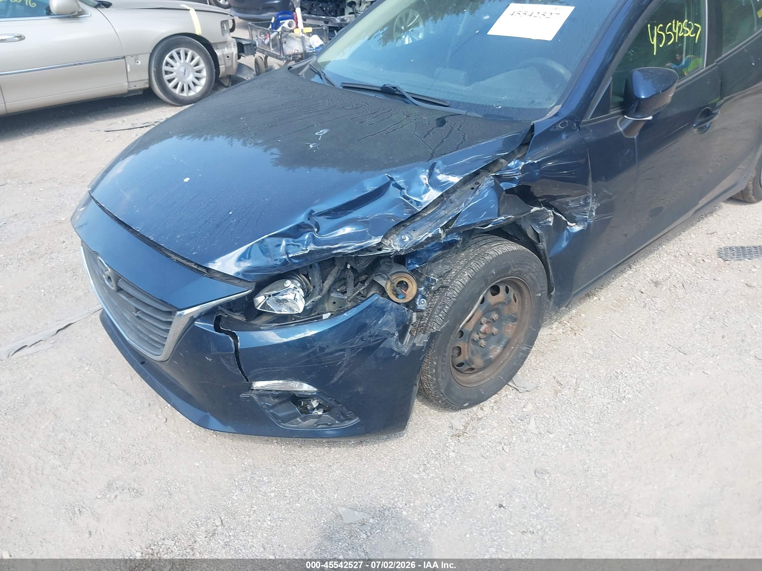 2014 Mazda Mazda3 I Sport Blue vin: 3MZBM1U71EM102080