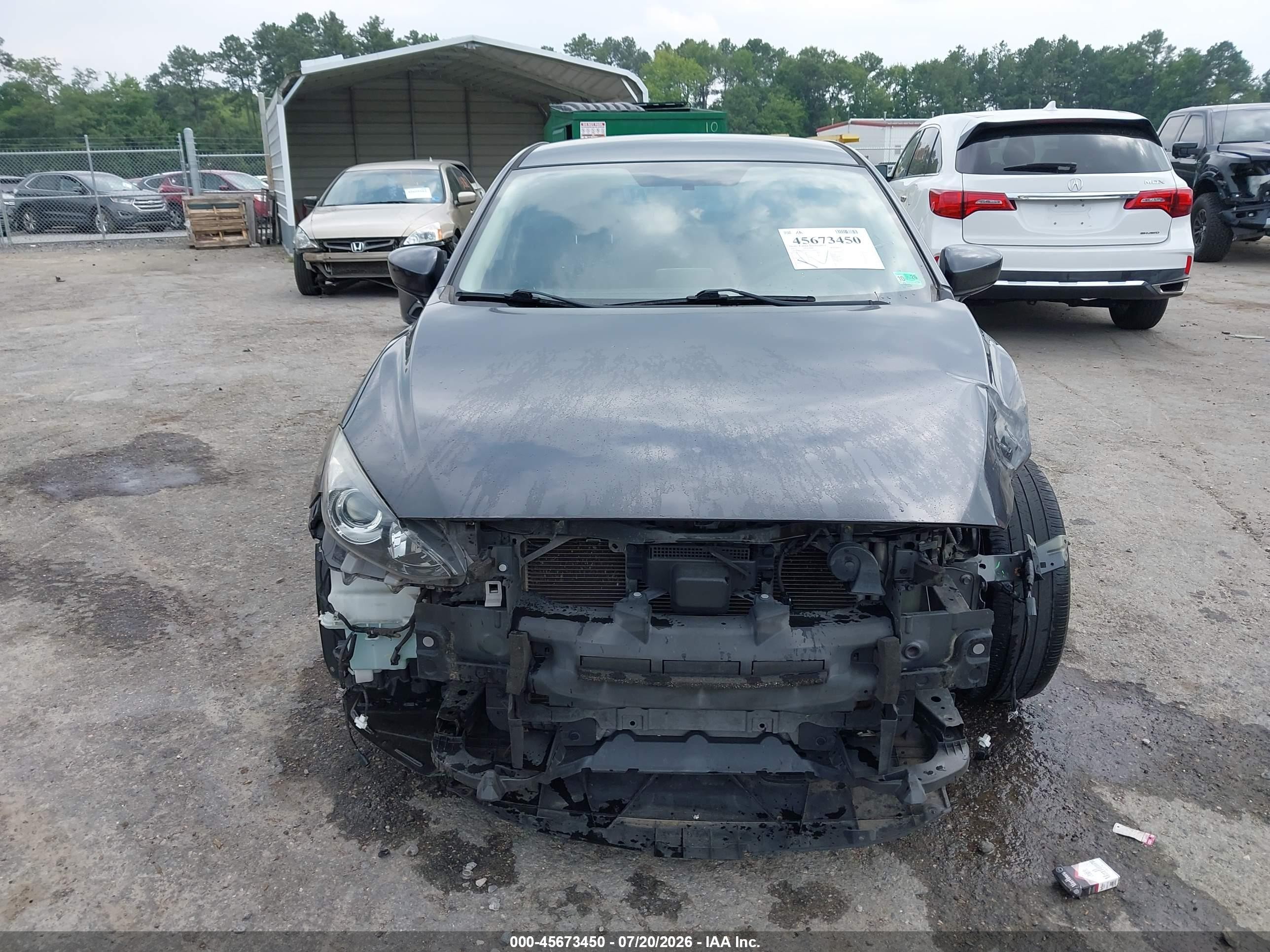 2015 Mazda Mazda3 I Sport Gray vin: 3MZBM1U71FM124629