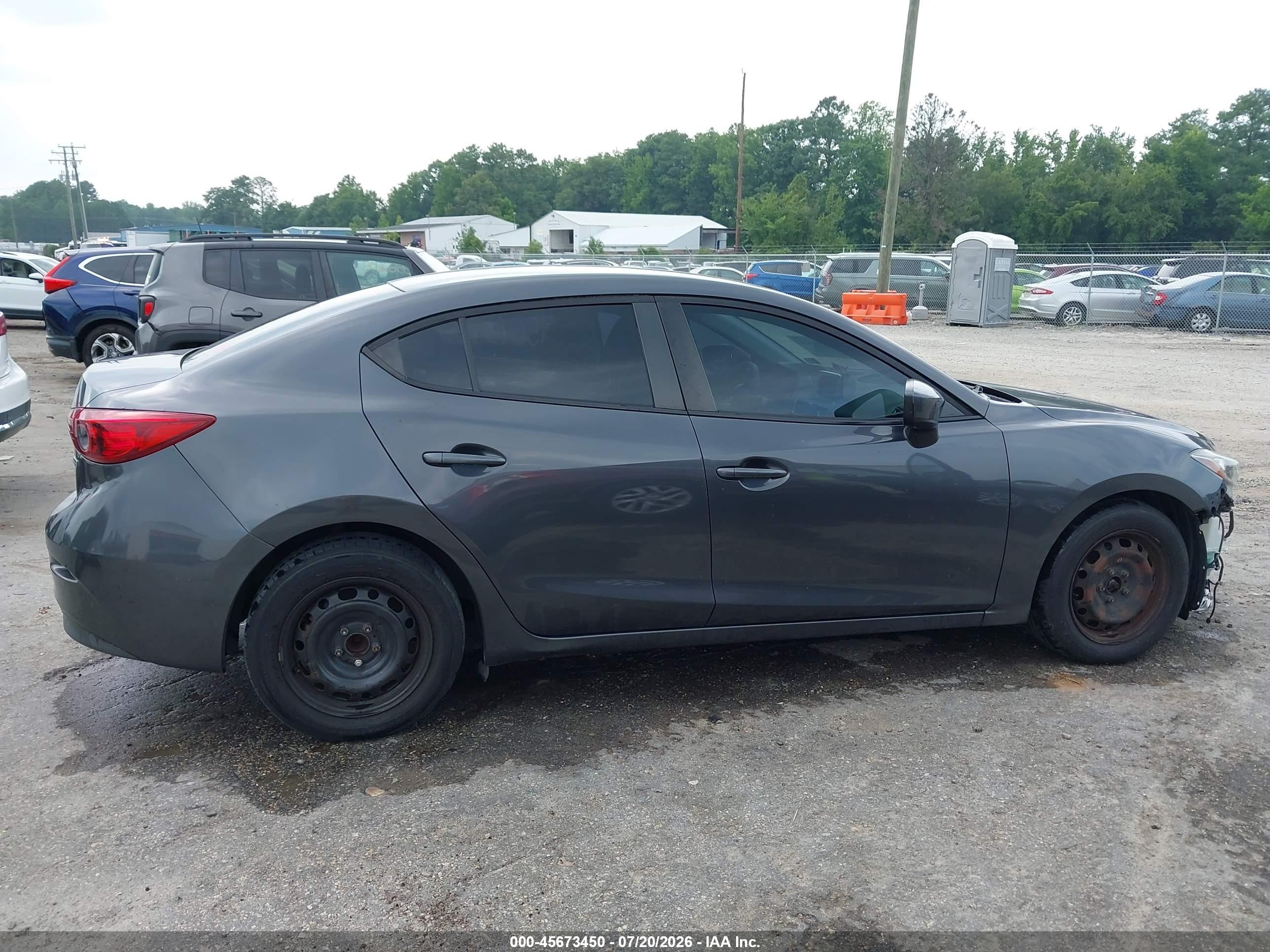 2015 Mazda Mazda3 I Sport Gray vin: 3MZBM1U71FM124629